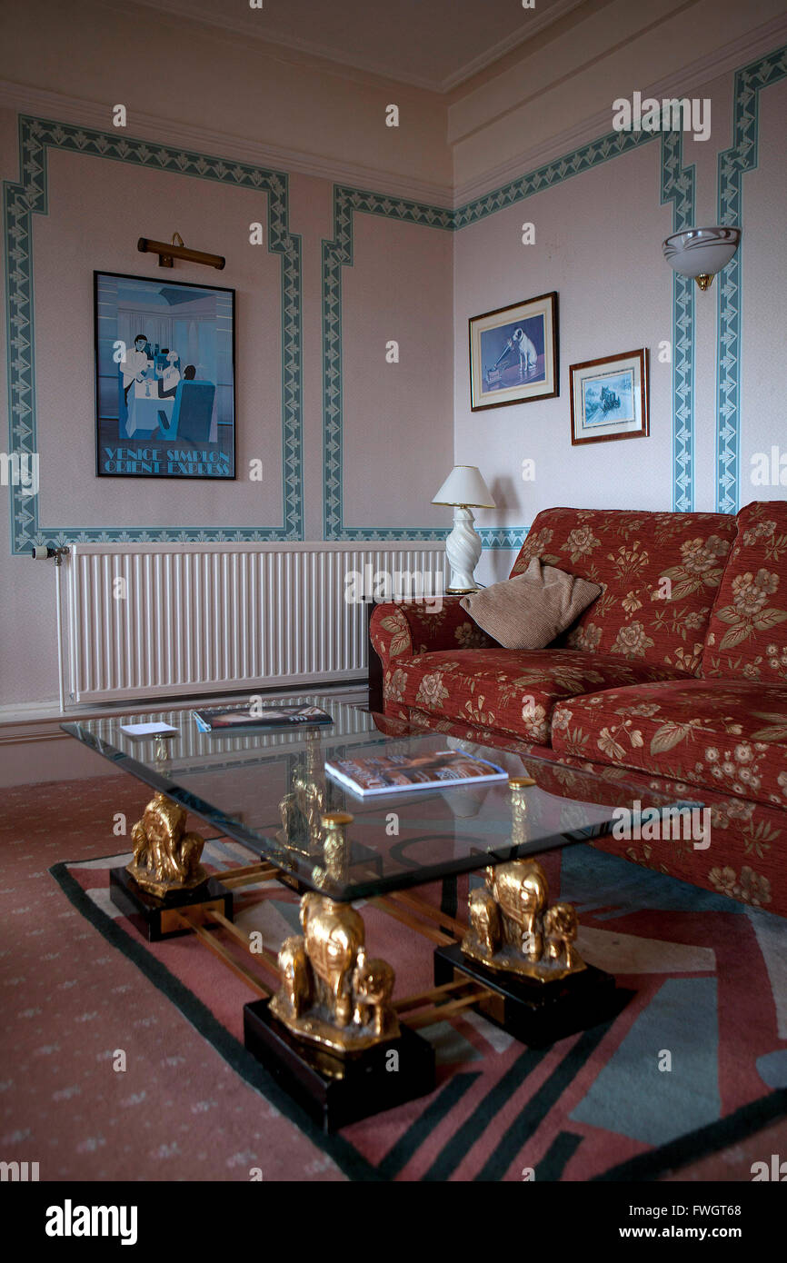 Agatha Christie's Torquay: Agatha Christie Suite at the Grand Hotel Stock Photo