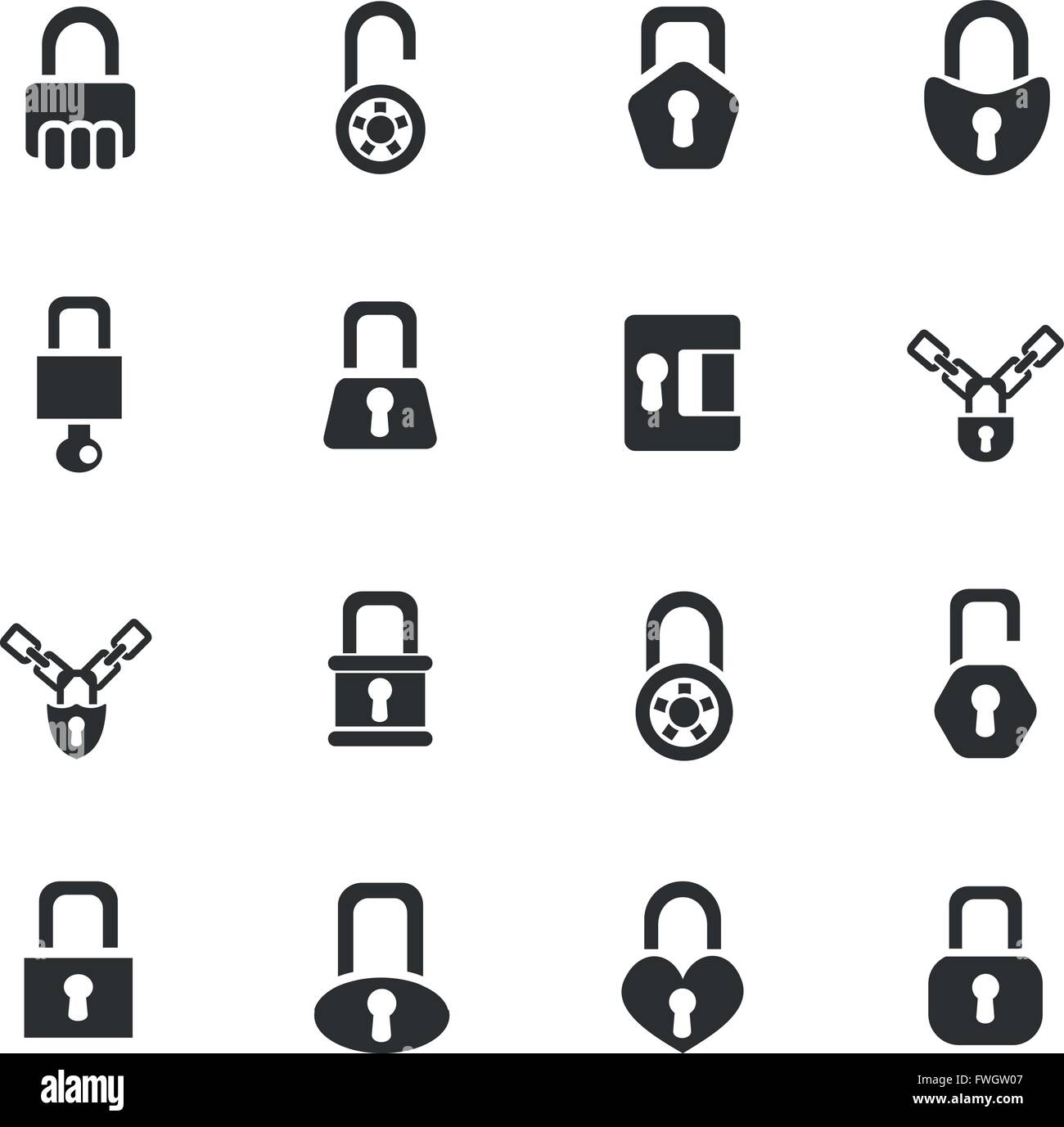 House key icons Stock Vector Images - Alamy