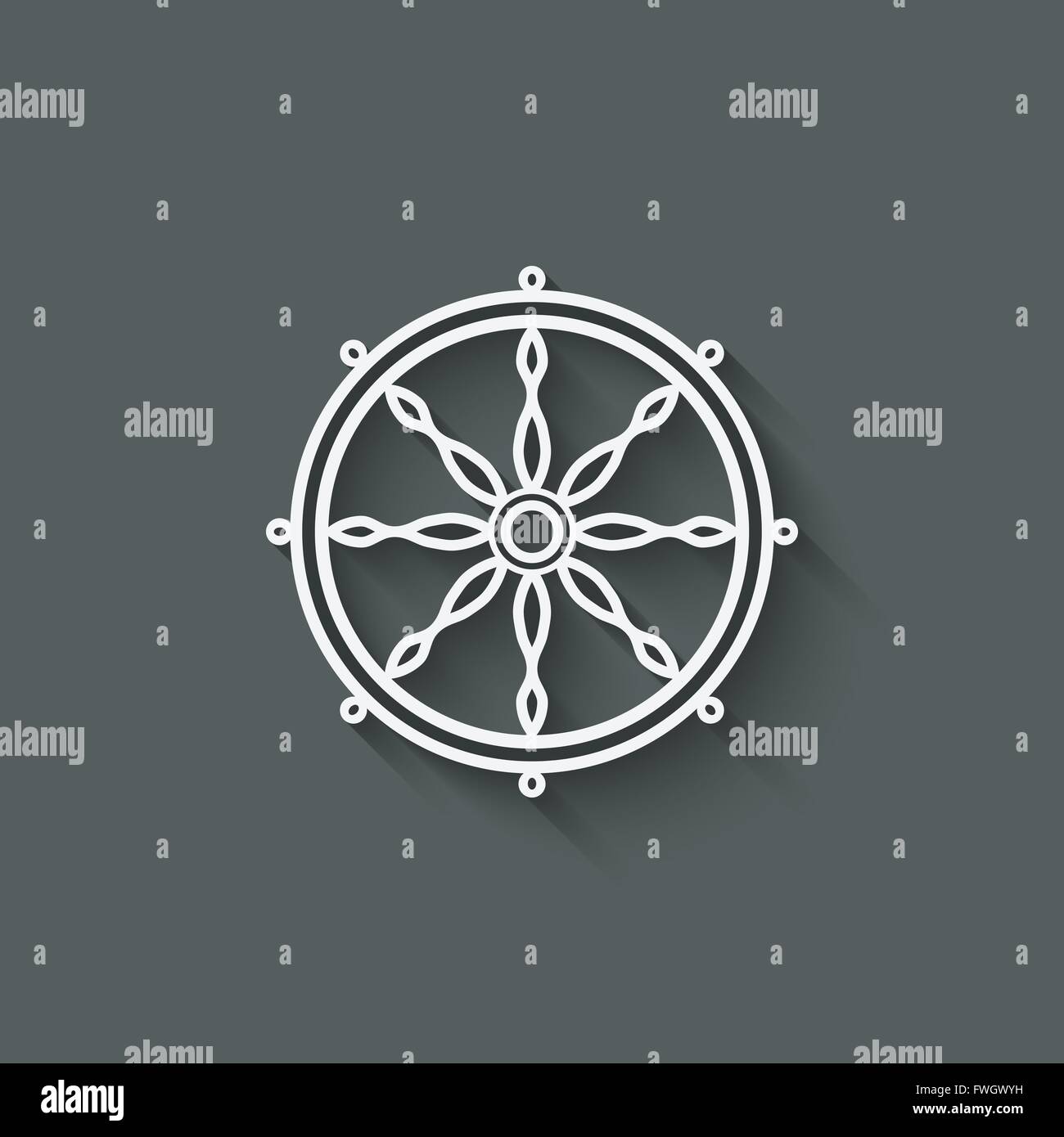 abstract background, concept wheel of samsara cycle of endless rebirths,  sepia color. Modern design Stock Photo - Alamy