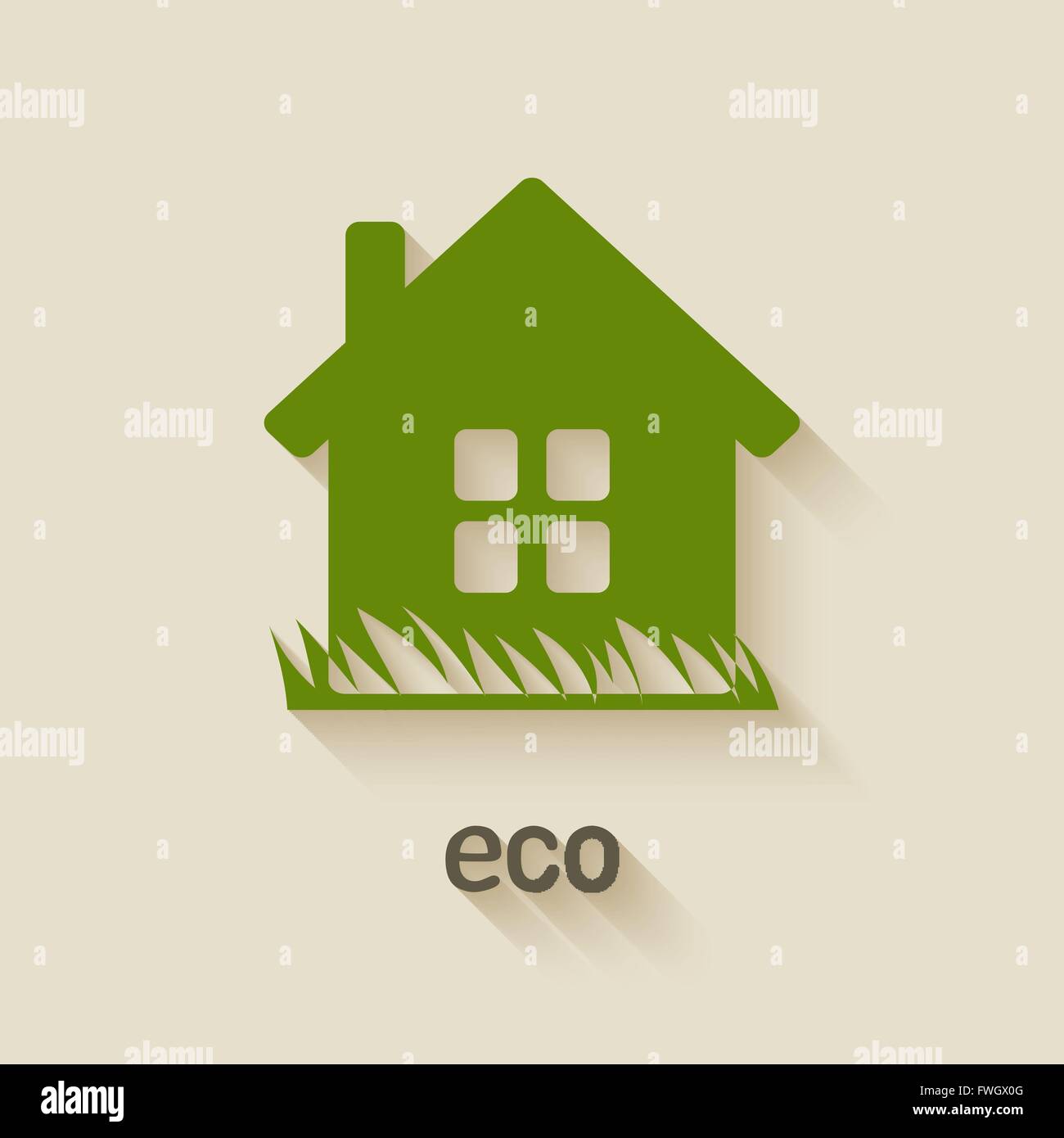 green house eco symbol - vector illustration. eps 10 Stock Vector Image ...