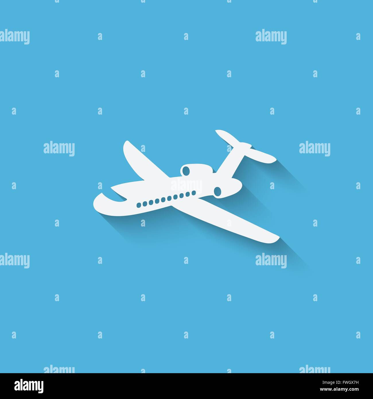 aircraft design element  - vector illustration. eps 10 Stock Vector