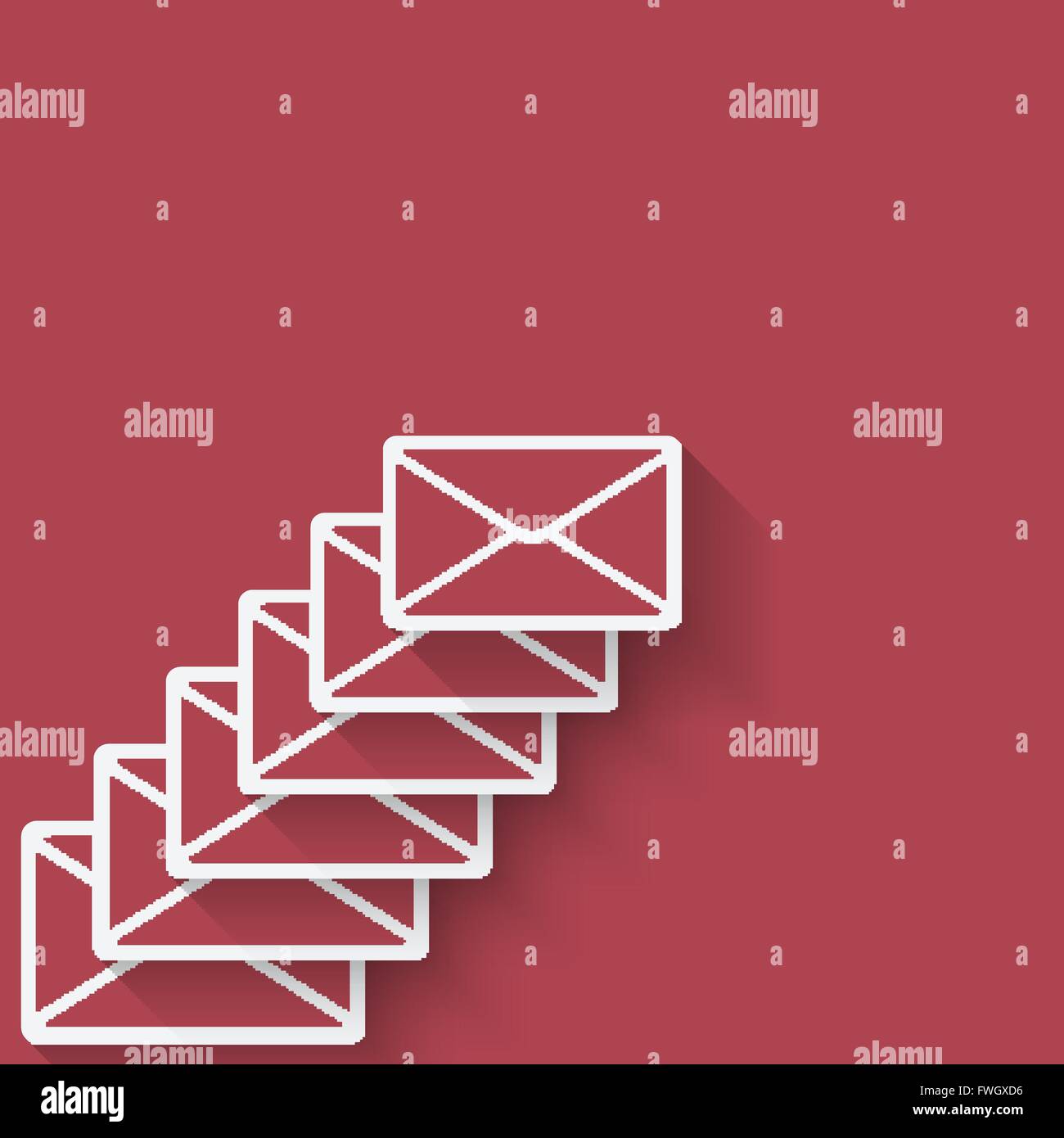 letter mail symbol - vector illustration. eps 10 Stock Vector Image ...