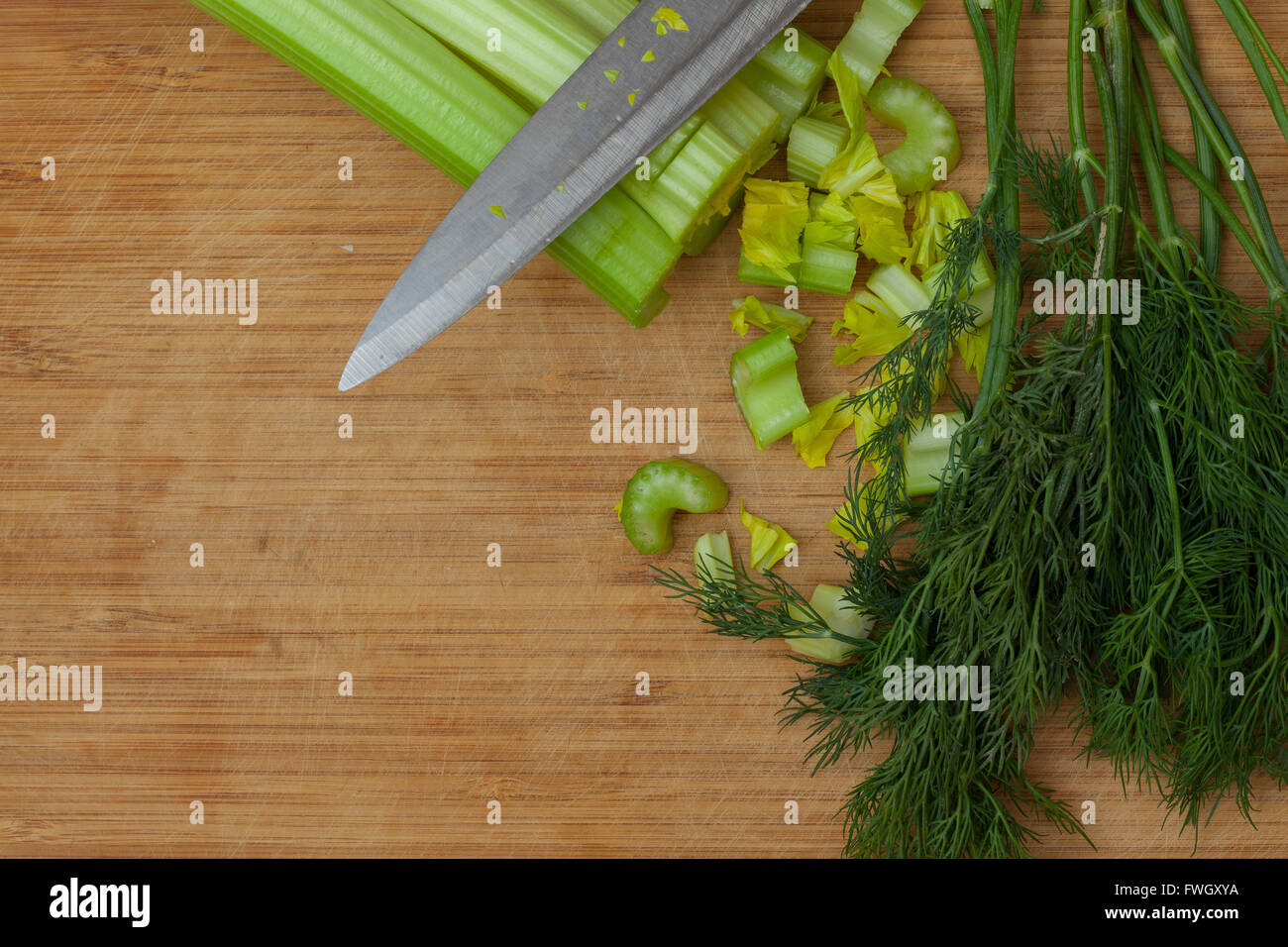 stalks of celery and fennel Stock Photo Alamy