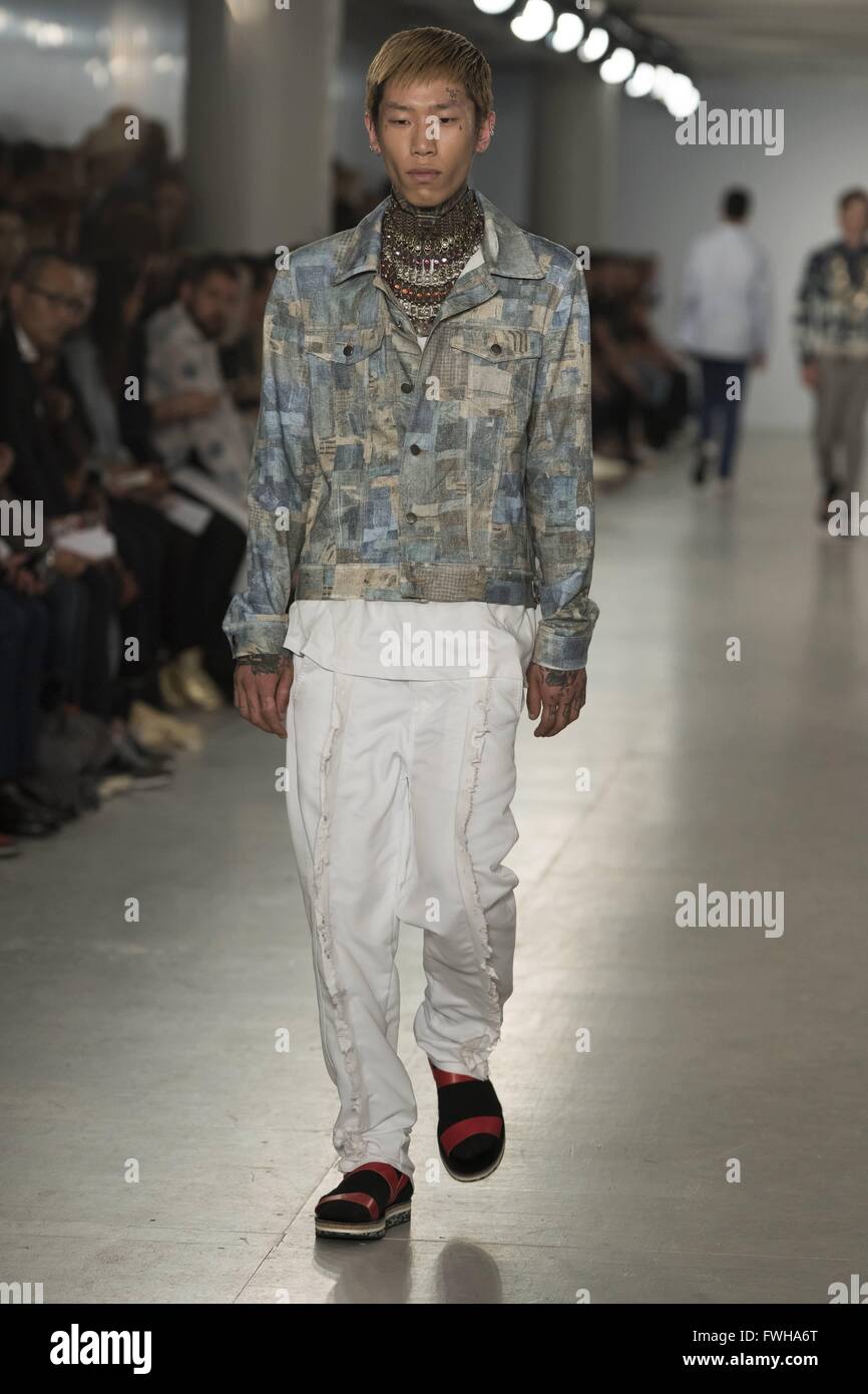 Casely-Hayford runway at London Collections Men SS17, LCM SS17. 11/06/2016 | usage worldwide Stock Photo