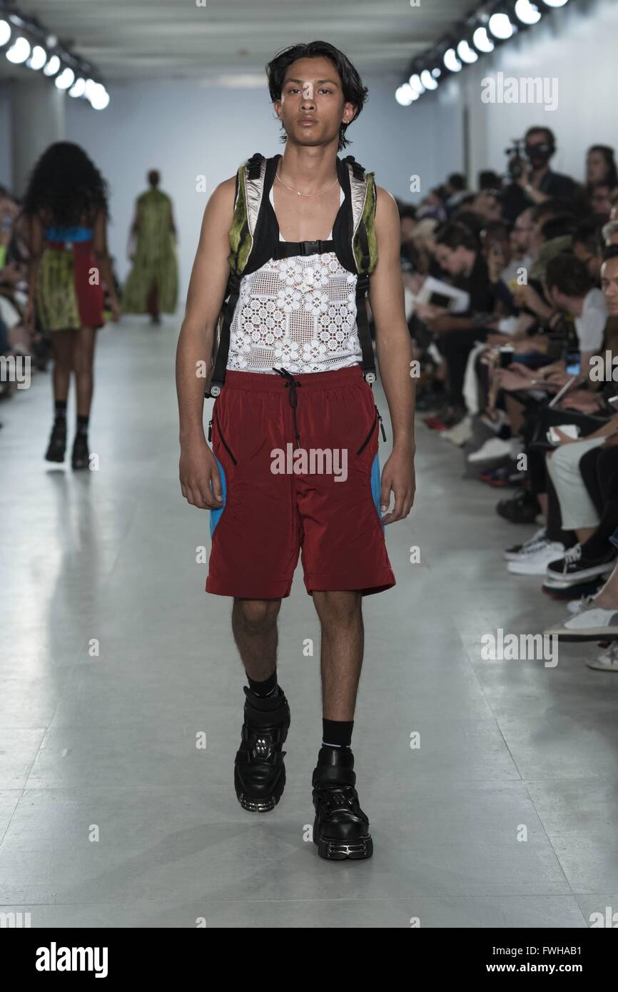 Nasir Mazhar runway at London Collections Men SS17, LCM SS17. 11/06/2016 | usage worldwide Stock Photo