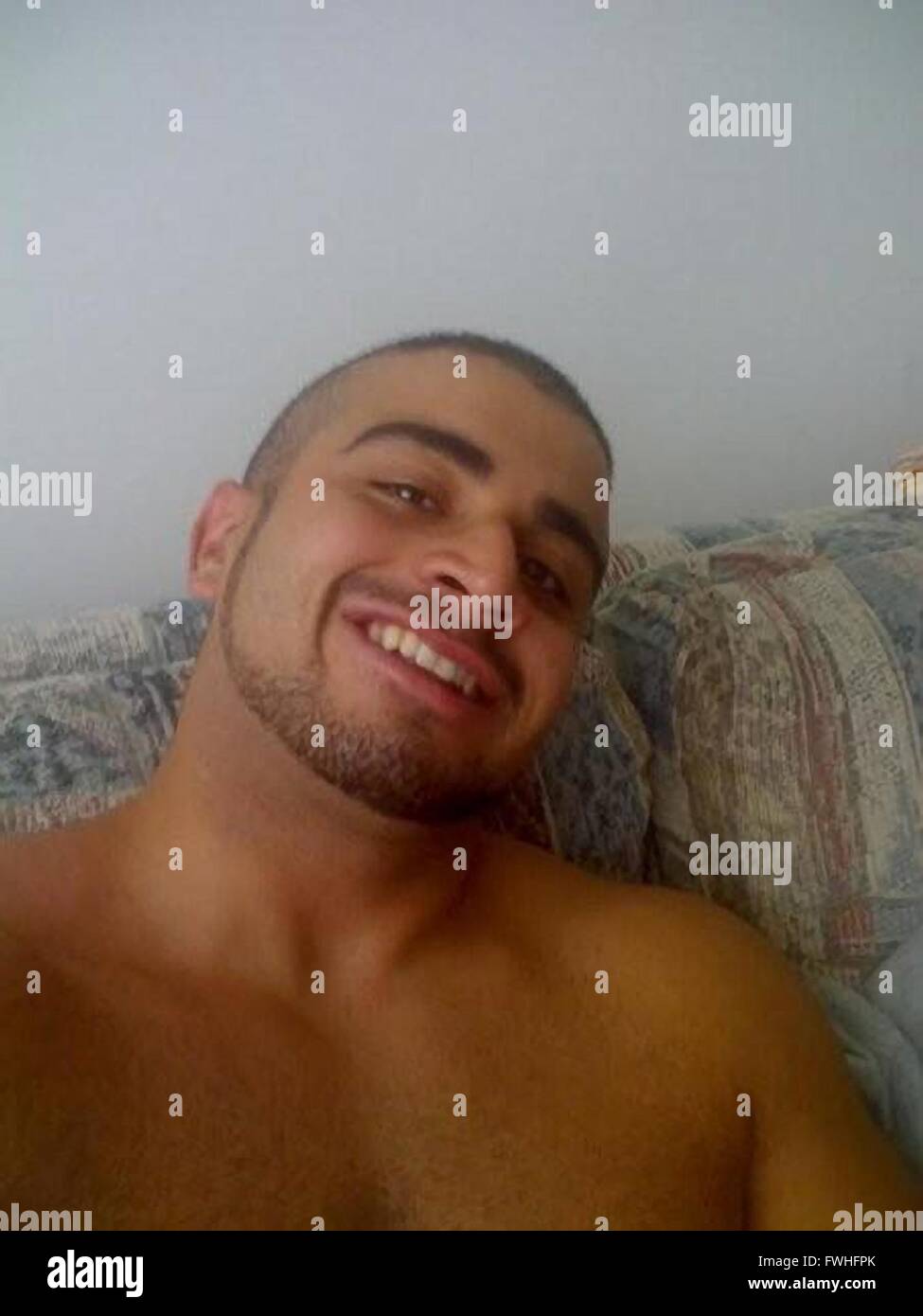 Handout File Photos: An undated photo from social media of 29-year-old Omar Mateen, identified as the gunman in the mass shooting at a gay club June 12, 2016 in Orlando, Florida. Mateen is an American citizen whose parents are from Afghanistan had been on the FBI watch list and is believed to have connections to radical Islamic terror groups. Credit:  Planetpix/Alamy Live News Stock Photo