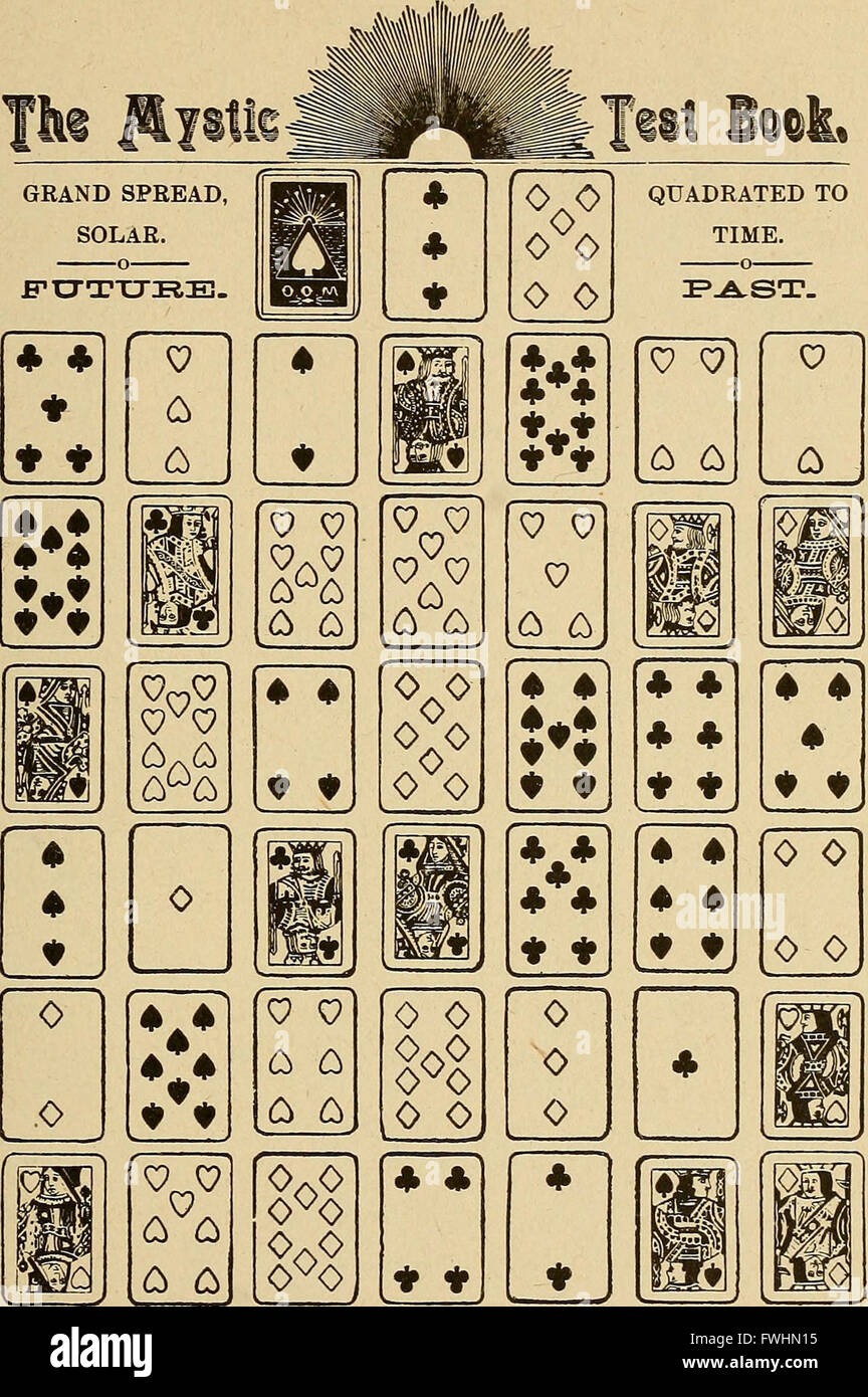 The mystic test book; or, The magic of the cards. Giving the mystic