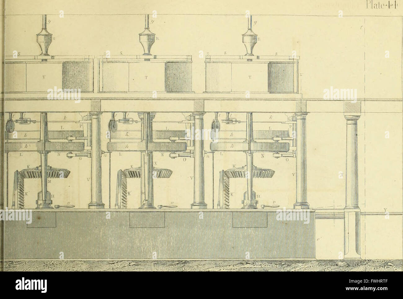 This 1866 reference guide provides a comprehensive approach to mechanical, engineering, and architectural drawing, offering practical insights and instructional content for draftsmen, machinists, and engineers. Stock Photo