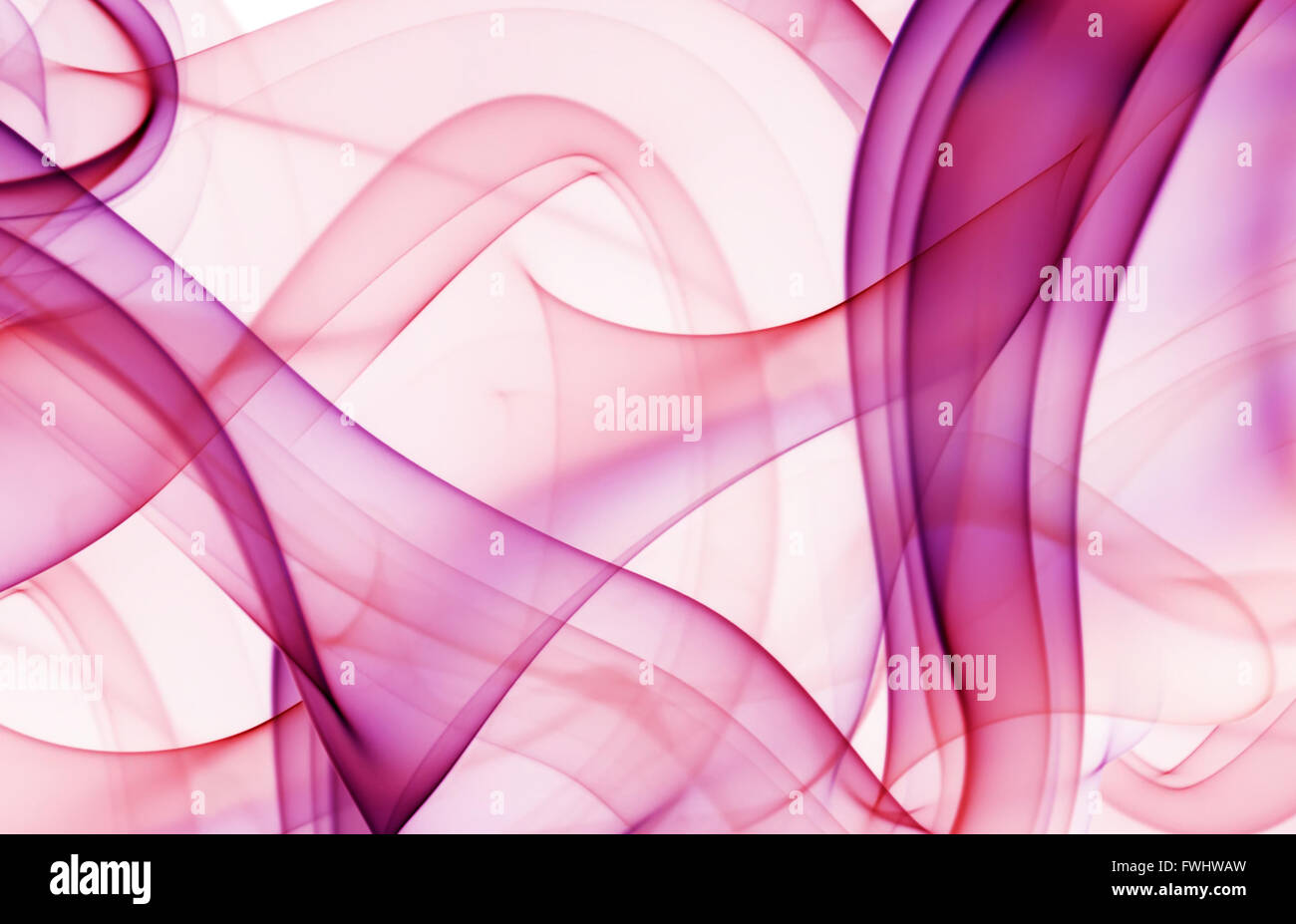 abstraction with pink and red smoke. Stock Photo