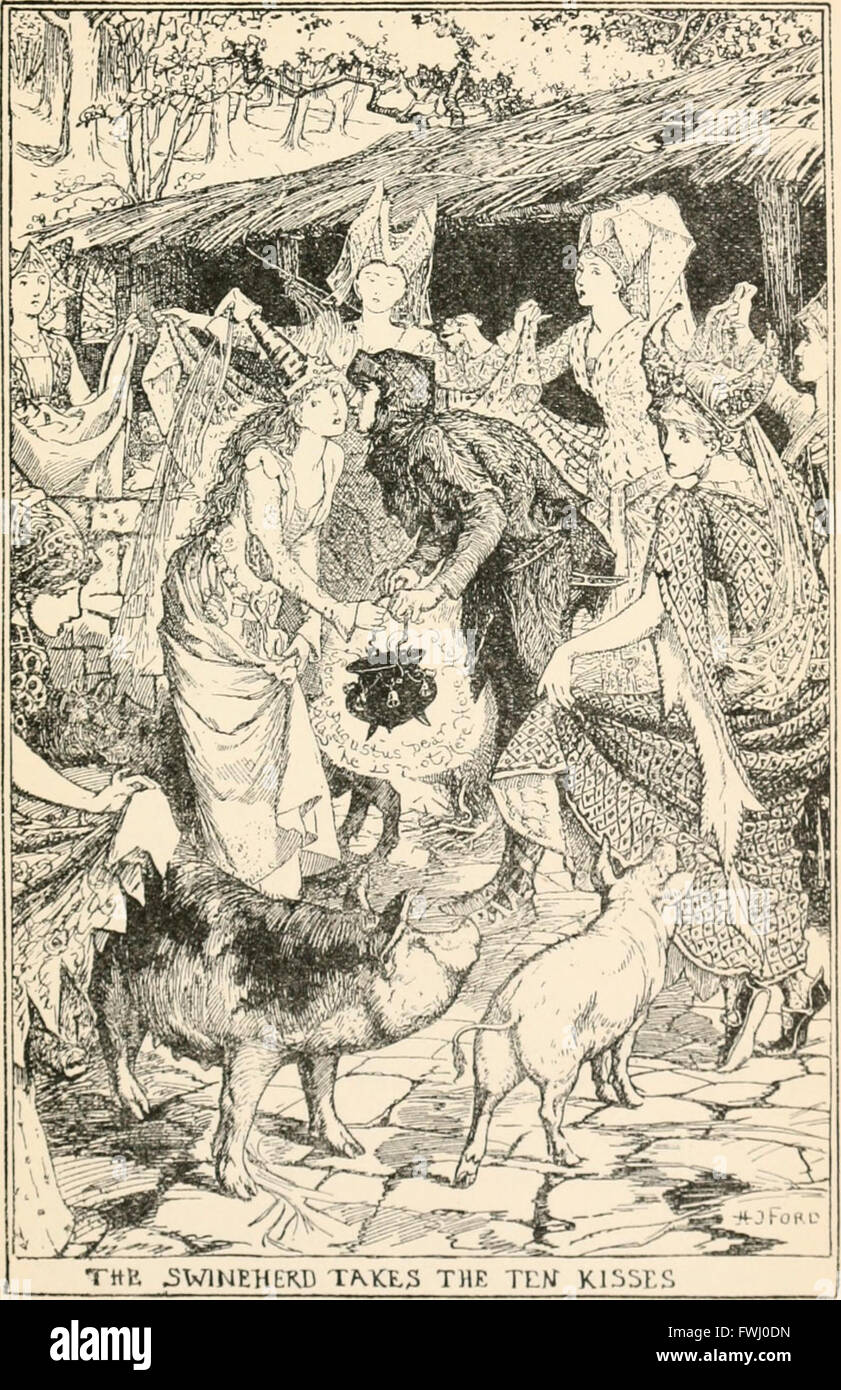 A 1906 anthology of fairy tales, compiled by Andrew Lang, featuring ...