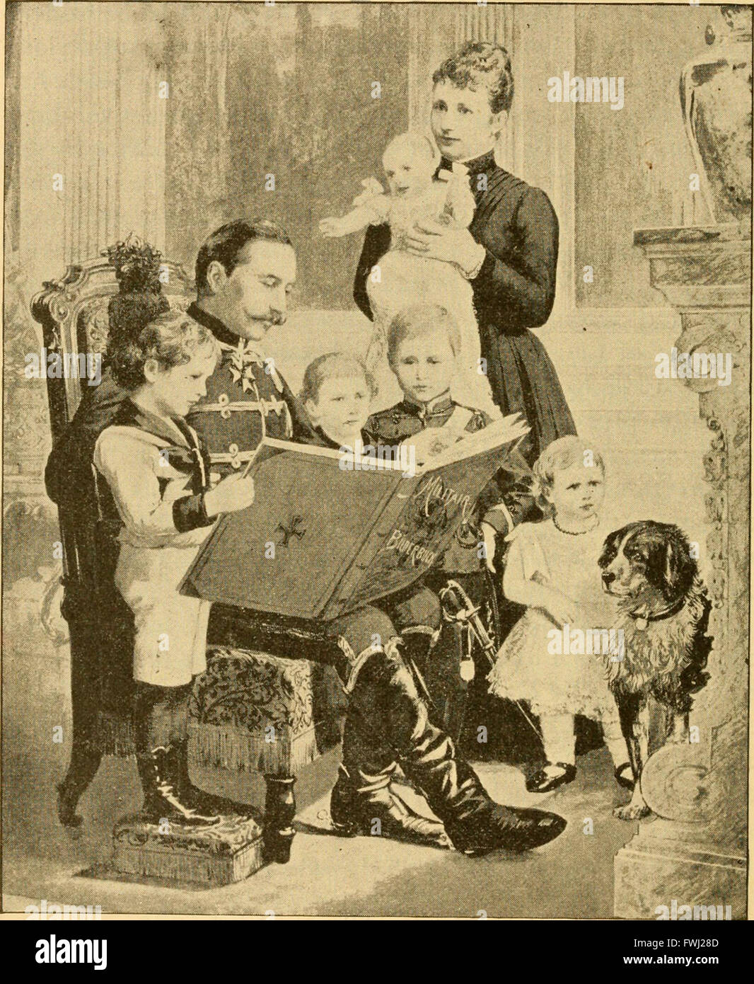 Within royal palaces - a brilliant and charmingly written inner view of emperors, kings, queens, princes and princesses (1892) Stock Photo