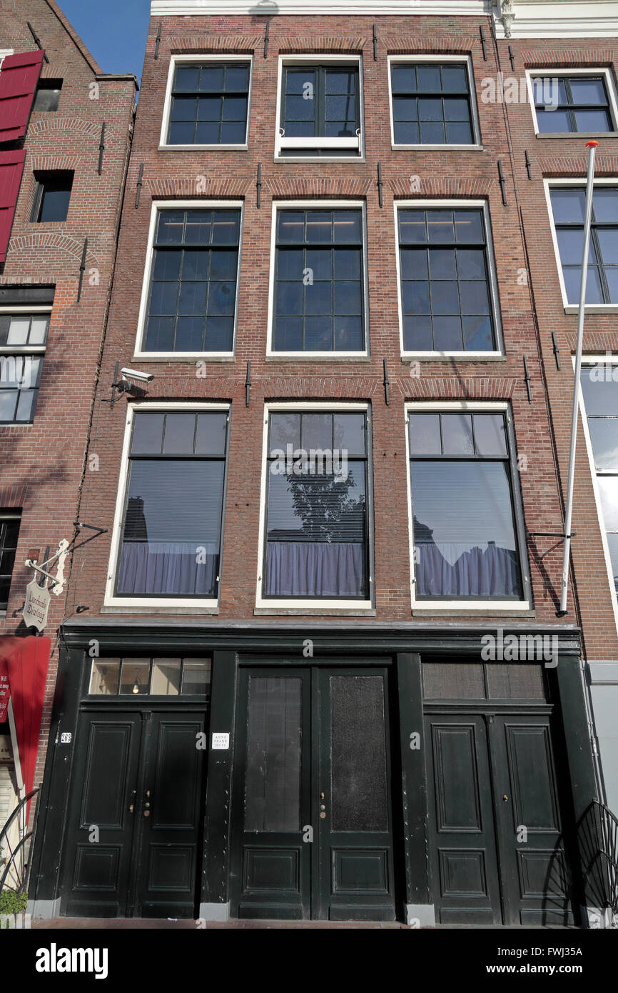 The Anne Frank House in Amsterdam, Netherlands. Stock Photo