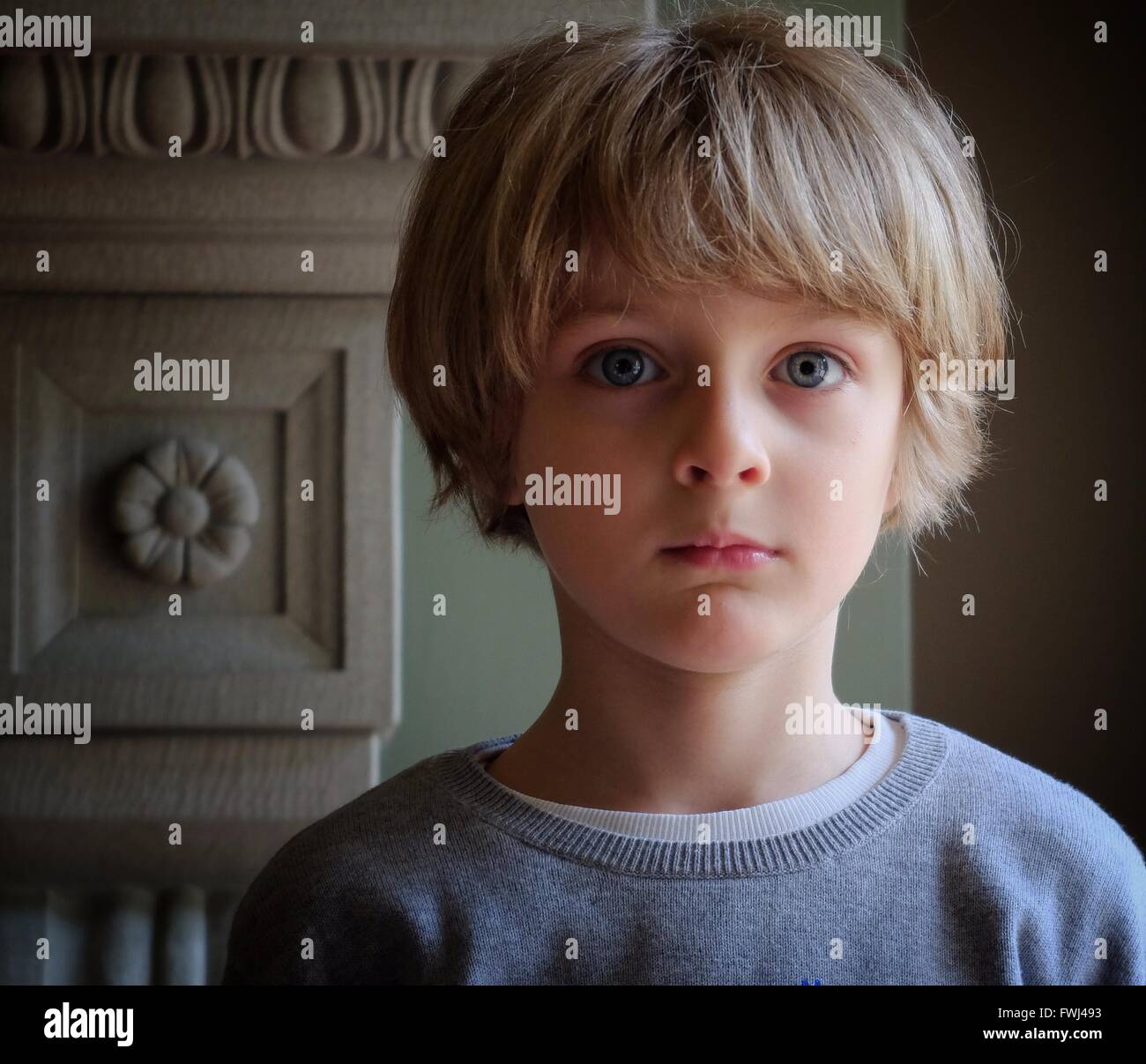 Blond boy hi-res stock photography and images - Alamy