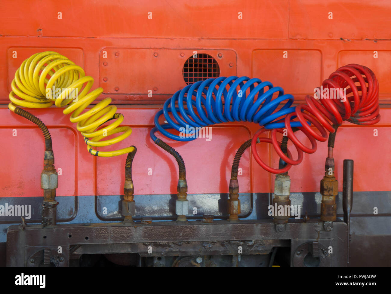 Close-Up Of Multi Colored Wires On Machine Stock Photo - Alamy