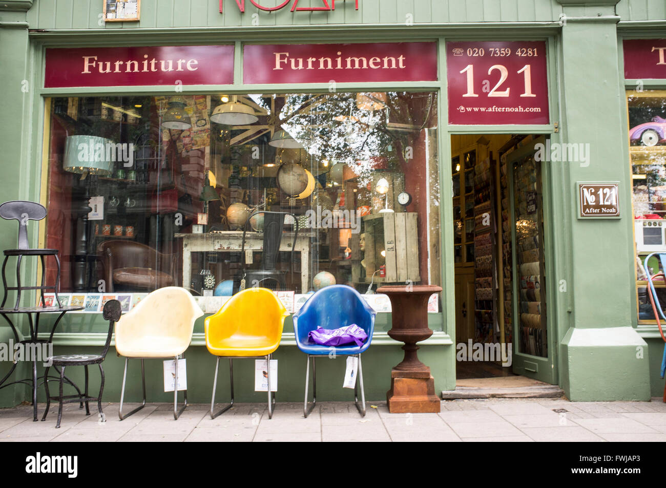 Furniture shop in Islington, London Stock Photo Alamy