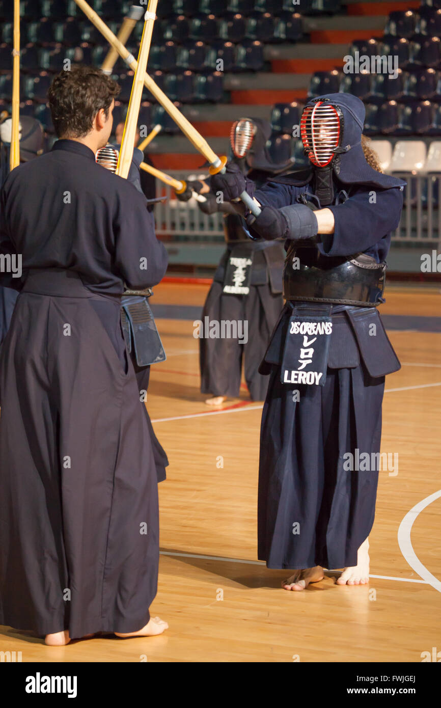 kendo martial arts exhibition Stock Photo Alamy