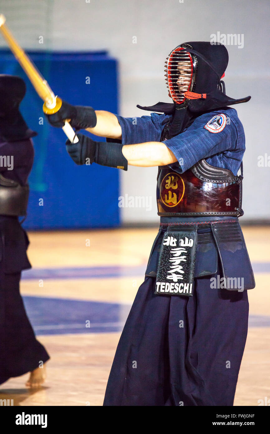 kendo martial arts exhibition Stock Photo Alamy