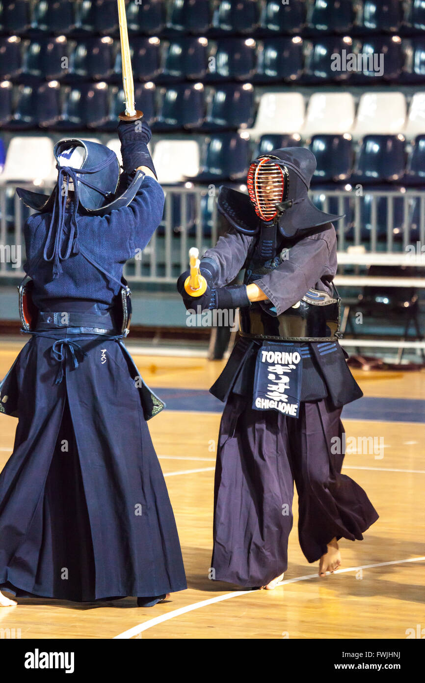 kendo martial arts exhibition Stock Photo Alamy