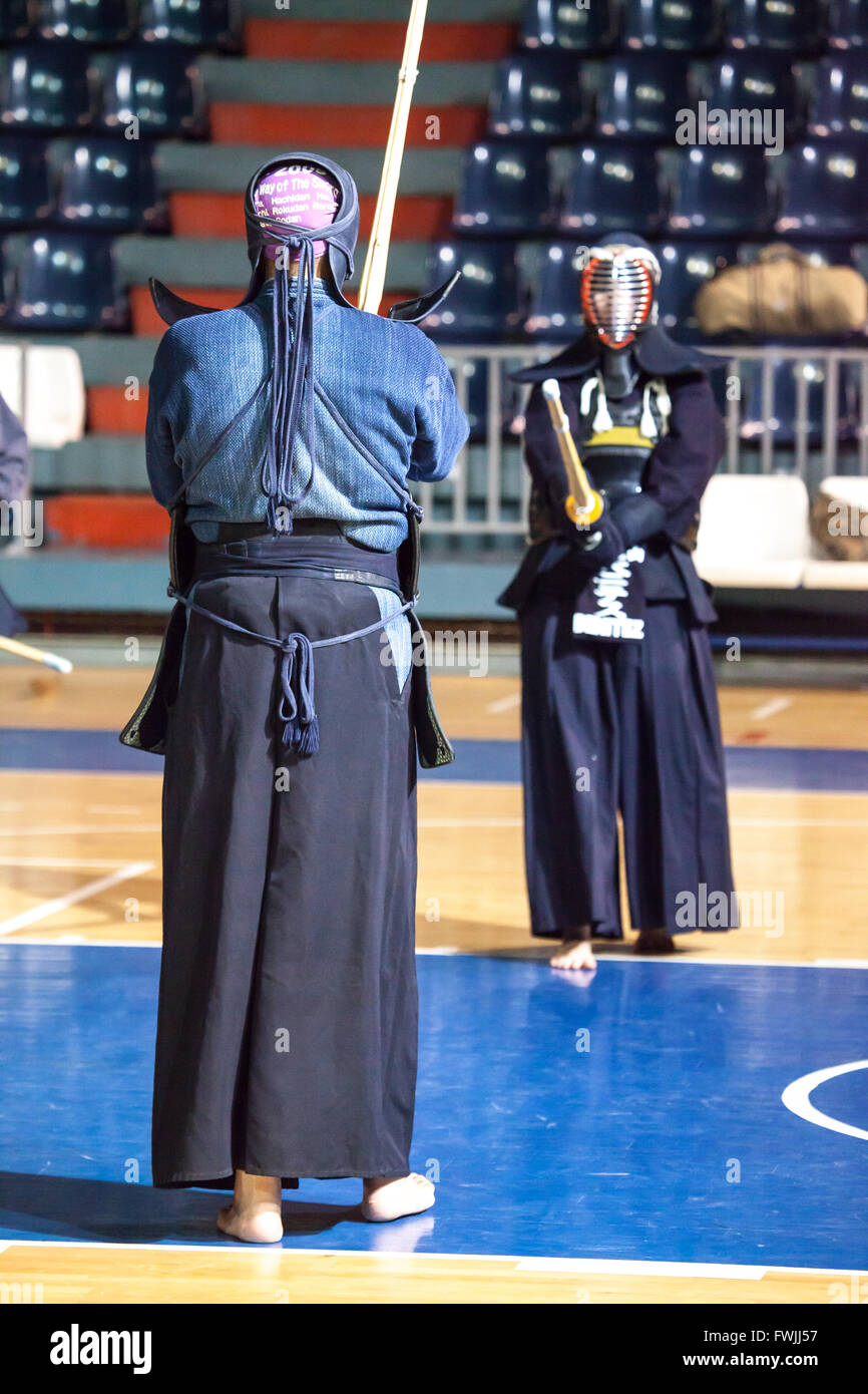 kendo martial arts exhibition Stock Photo Alamy
