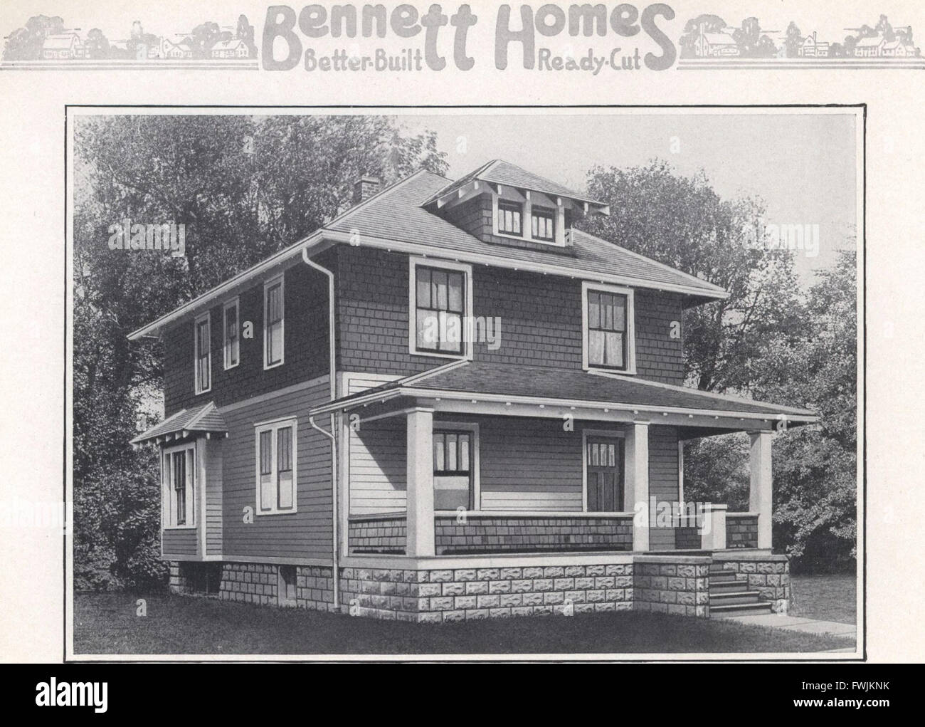 betterbuilt, readycut homes, catalog no. 21 (1922 Stock Photo