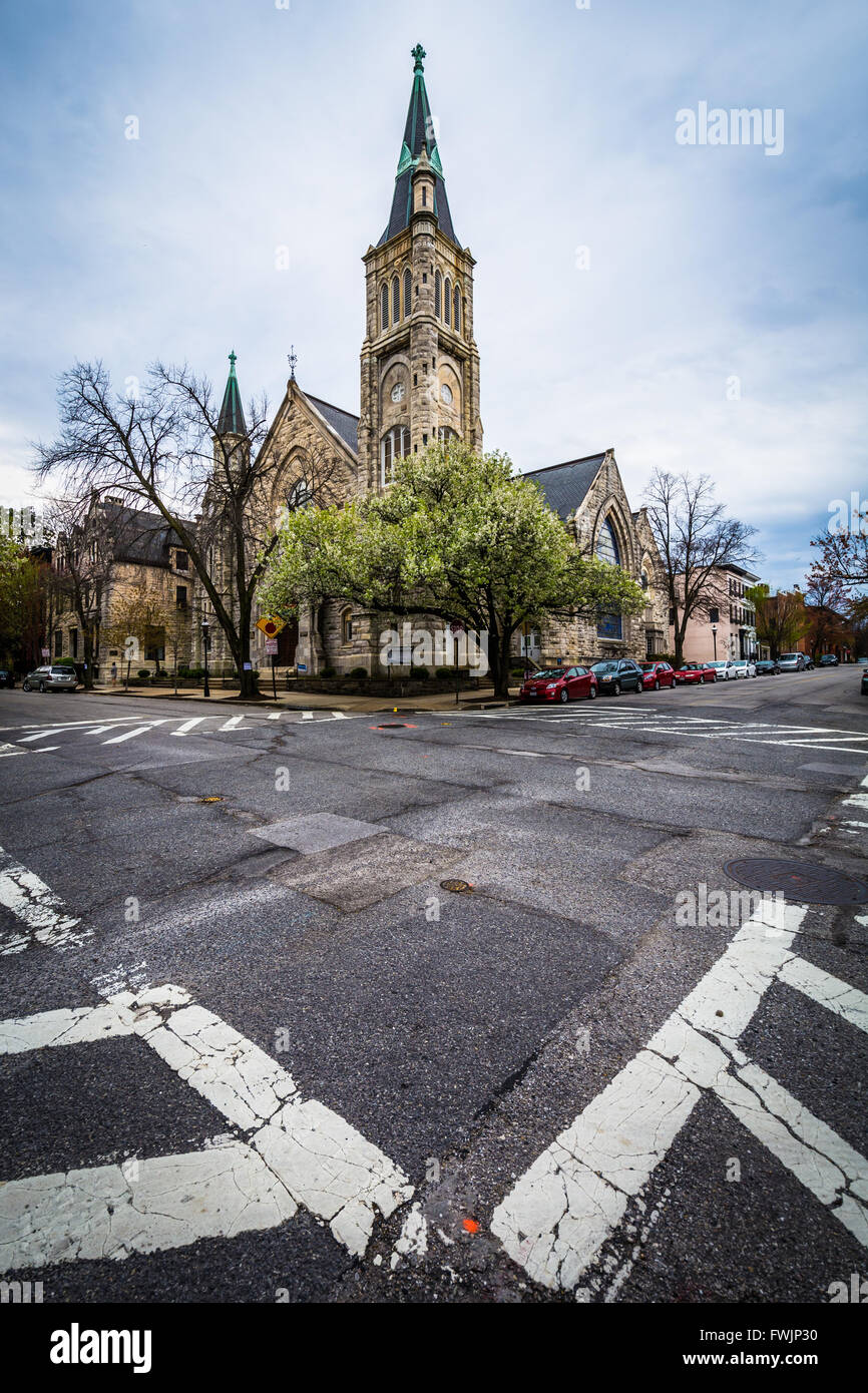 Intersection and Brown Memorial Park Avenue Presbyterian Church, in