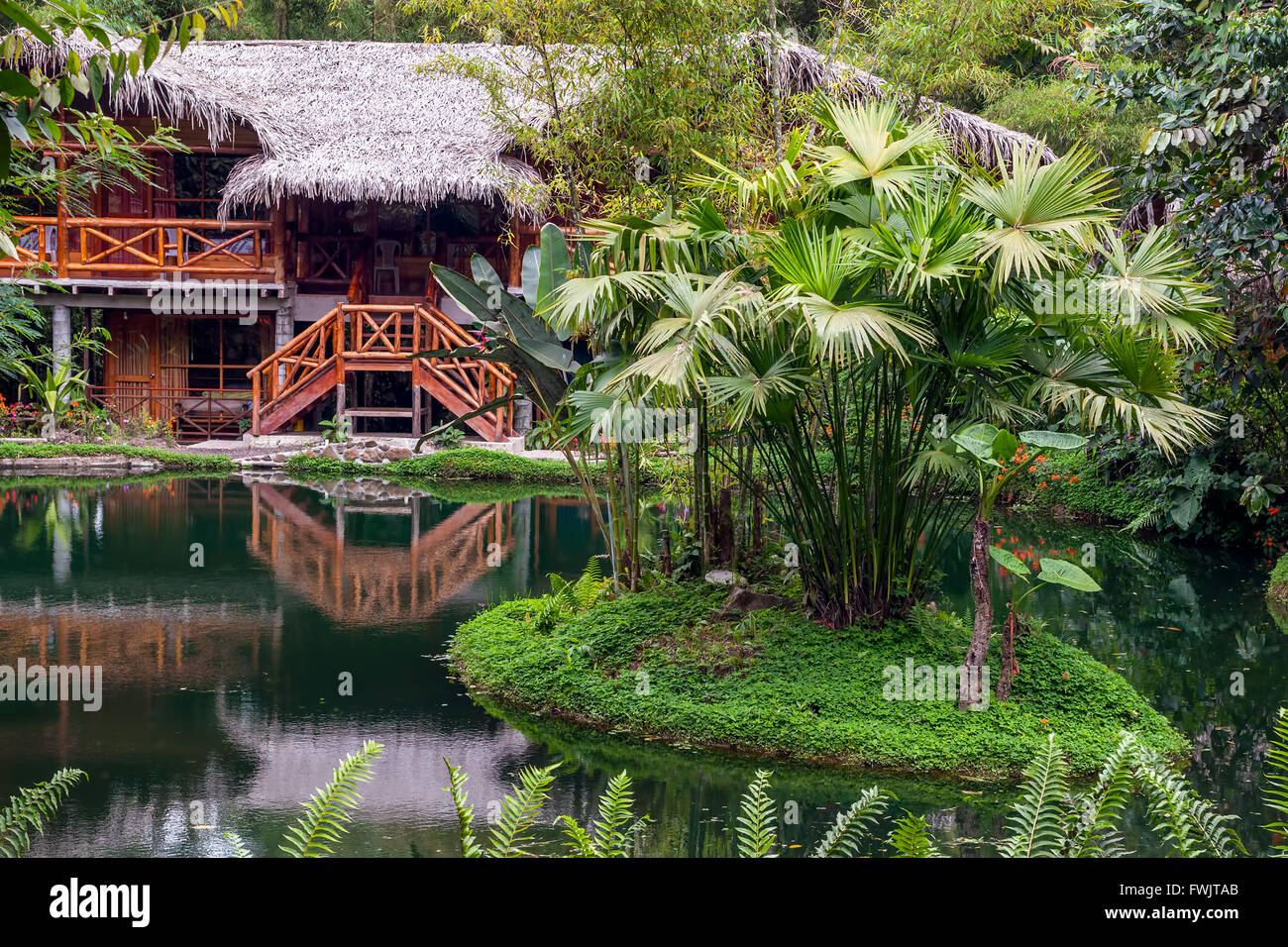 Mindo Loma, Eco Lodge Located In Ecuador, South America Stock Photo