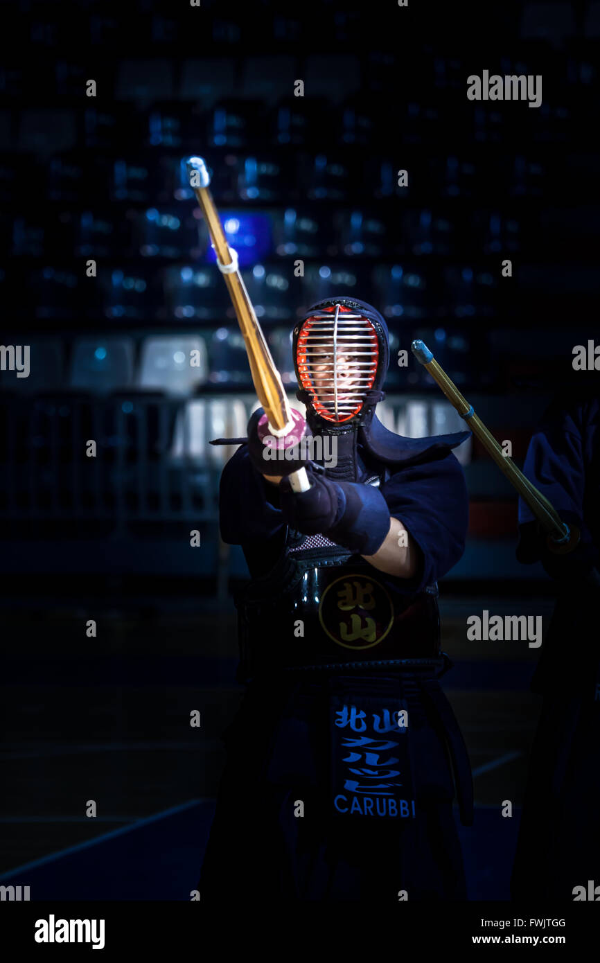 kendo martial arts exhibition Stock Photo Alamy