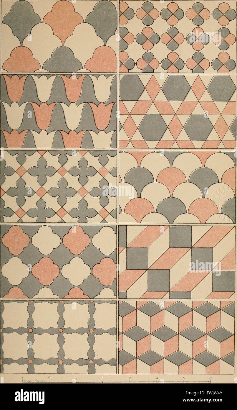 Brick and marble in the Middle Ages- notes of a tour in the north of Italy (1855) Stock Photo