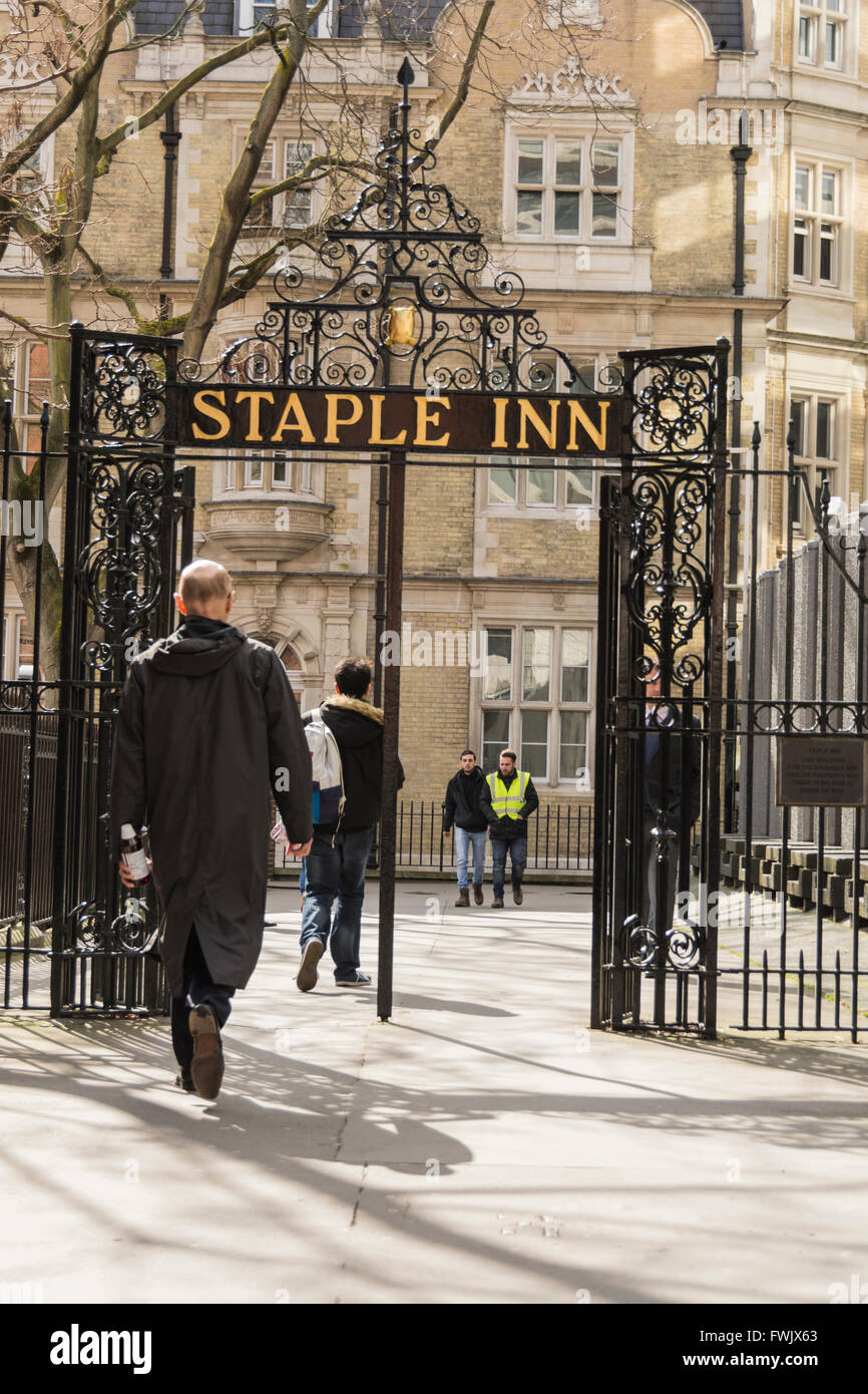 Staple Inn, Inns of Court, High Holborn, in the City of London, England