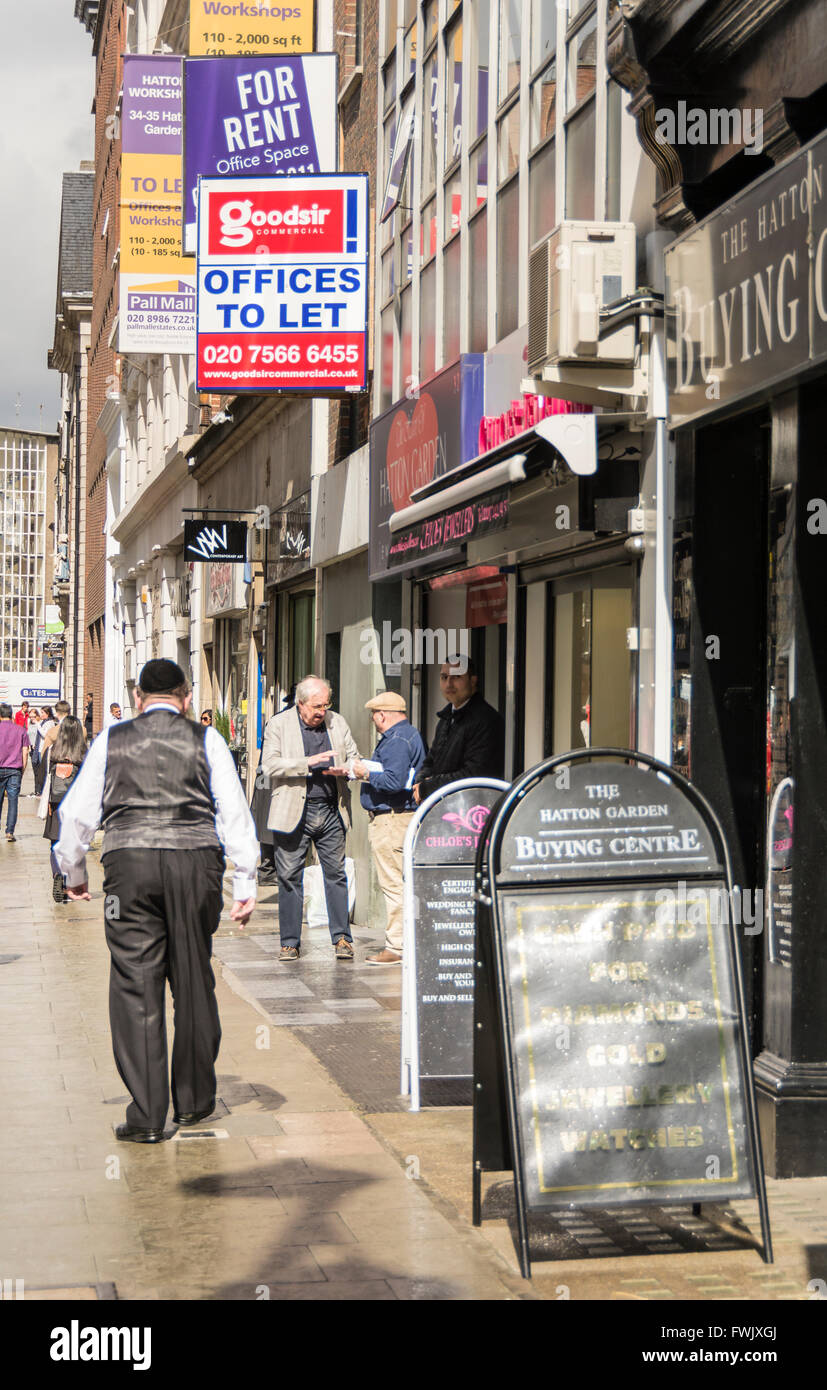 Hatton Garden jewellery district in London, England, UK Stock Photo Alamy
