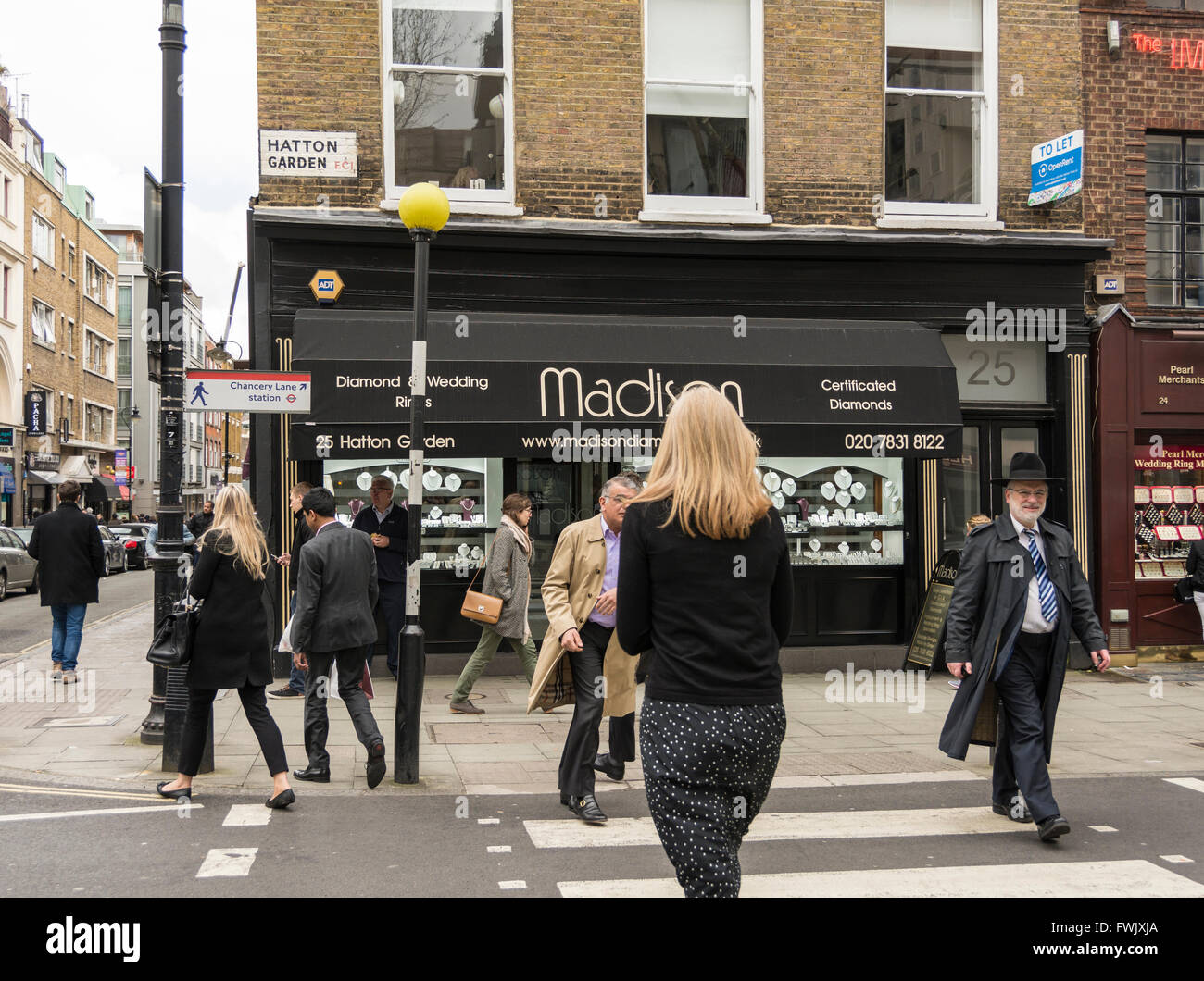 Hatton Garden jewellery district in London, England, UK Stock Photo Alamy
