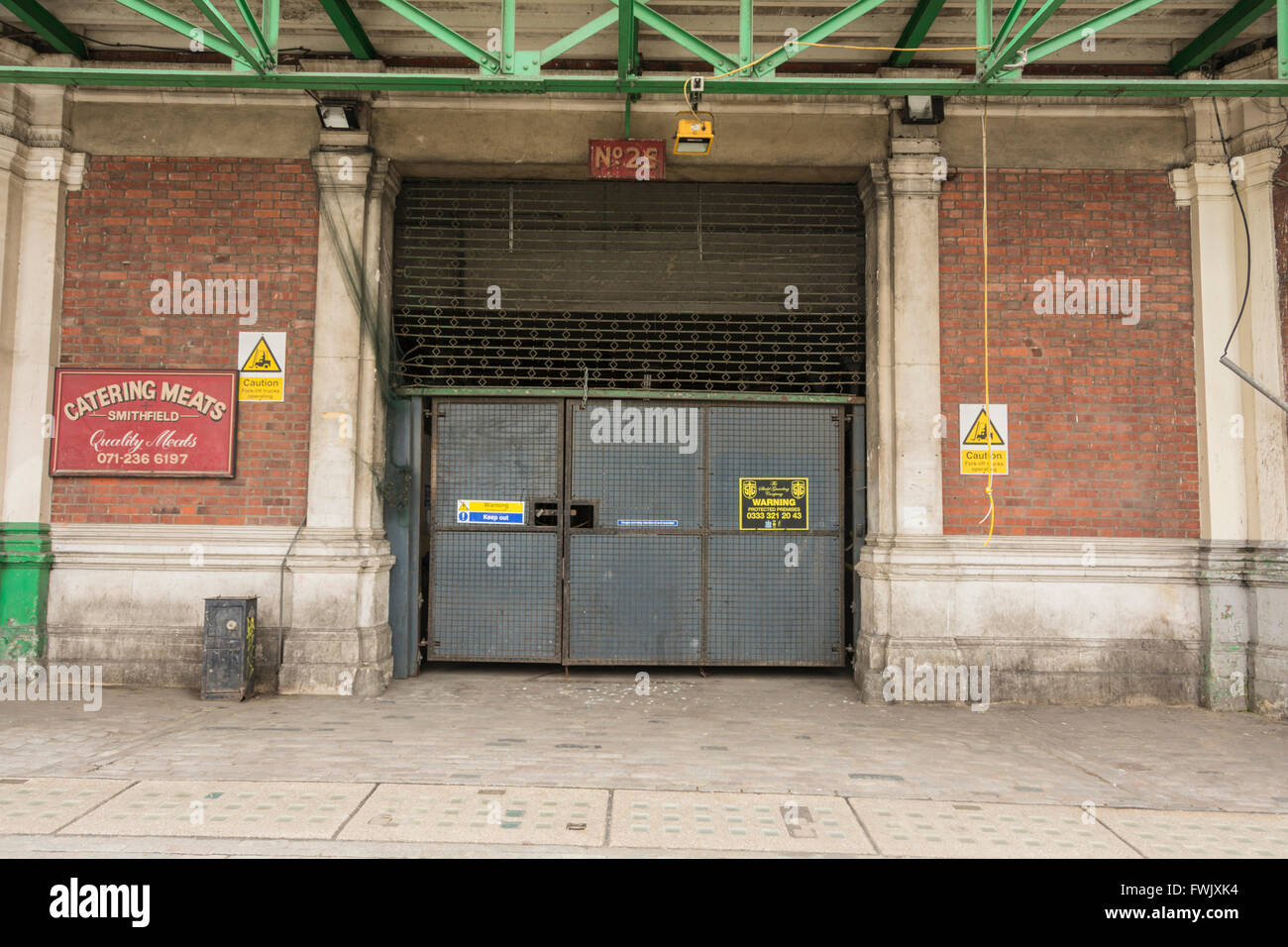 Catering Meats the remnants of Smithfield Meat Market in Central