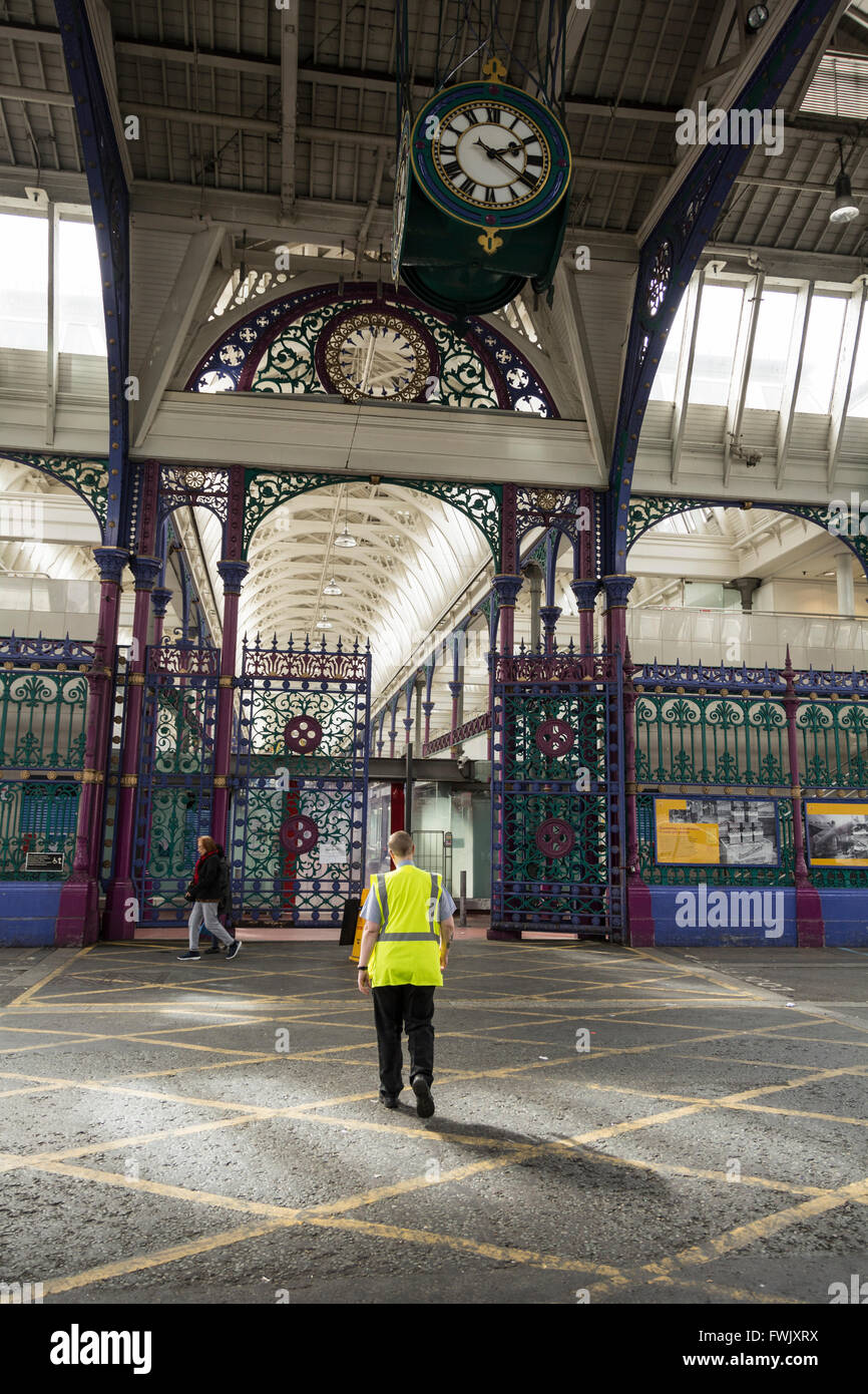 Workers in the Smithfield Meat Market in Central London, UK Stock Photo