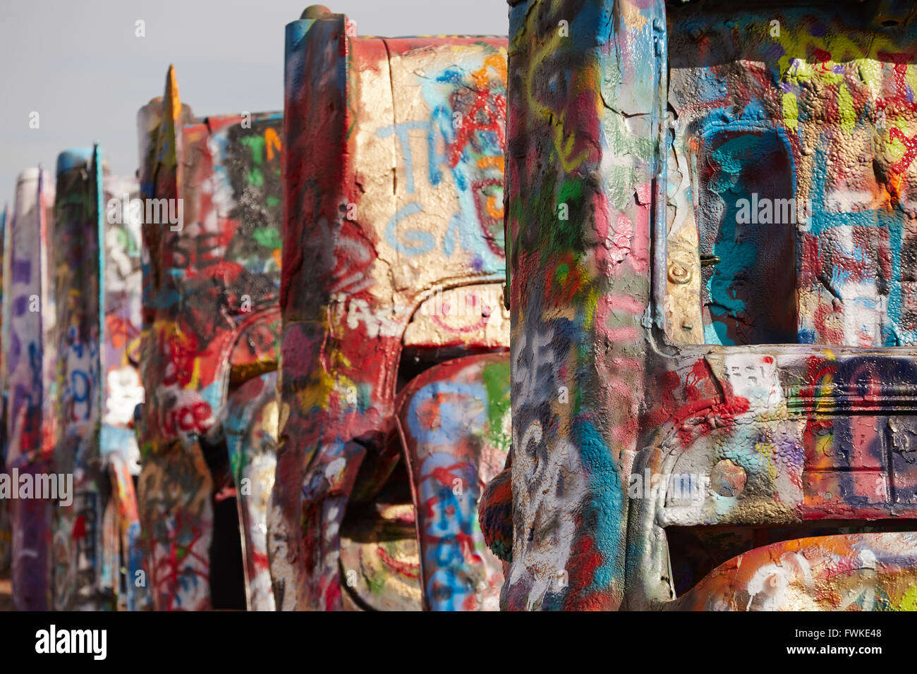 Cadillac Ranch, Amarillo, Texas, USA Stock Photo - Alamy
