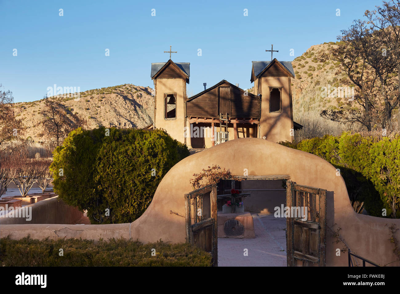 El Santuario de Chimayó, Chimayo, New Mexico, USA Stock Photo Alamy