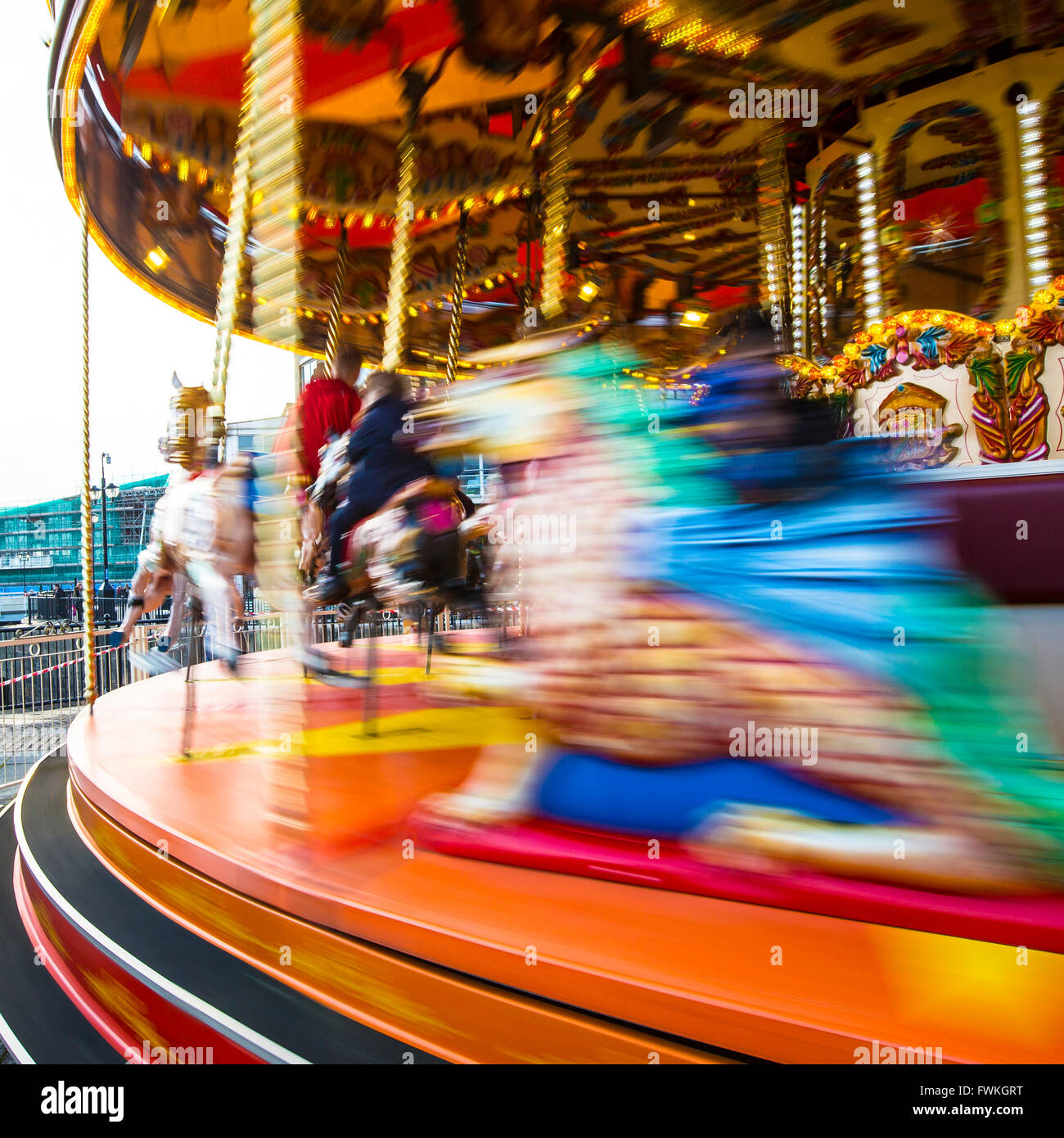 Carousel cardiff bay hi-res stock photography and images - Alamy