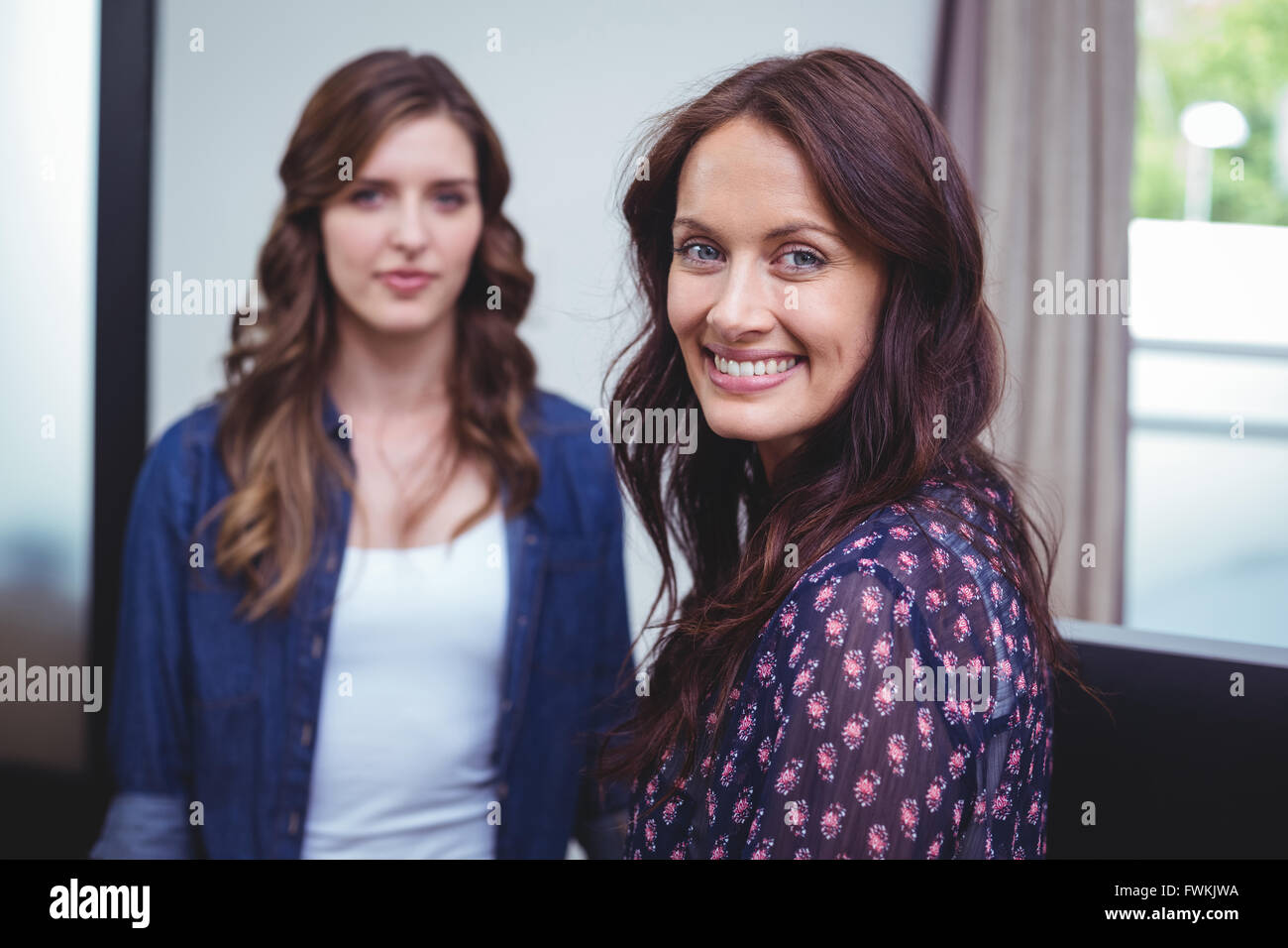 Portrait of beautiful women smiling Stock Photo - Alamy
