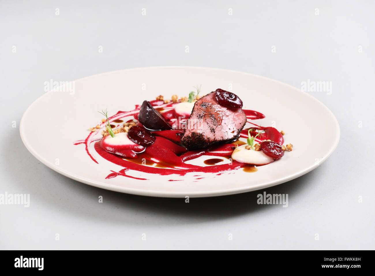 Delicious veal fillet Stock Photo Alamy