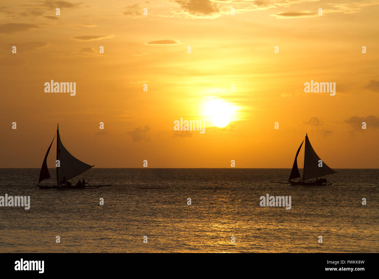Boracay sunset hi-res stock photography and images - Alamy
