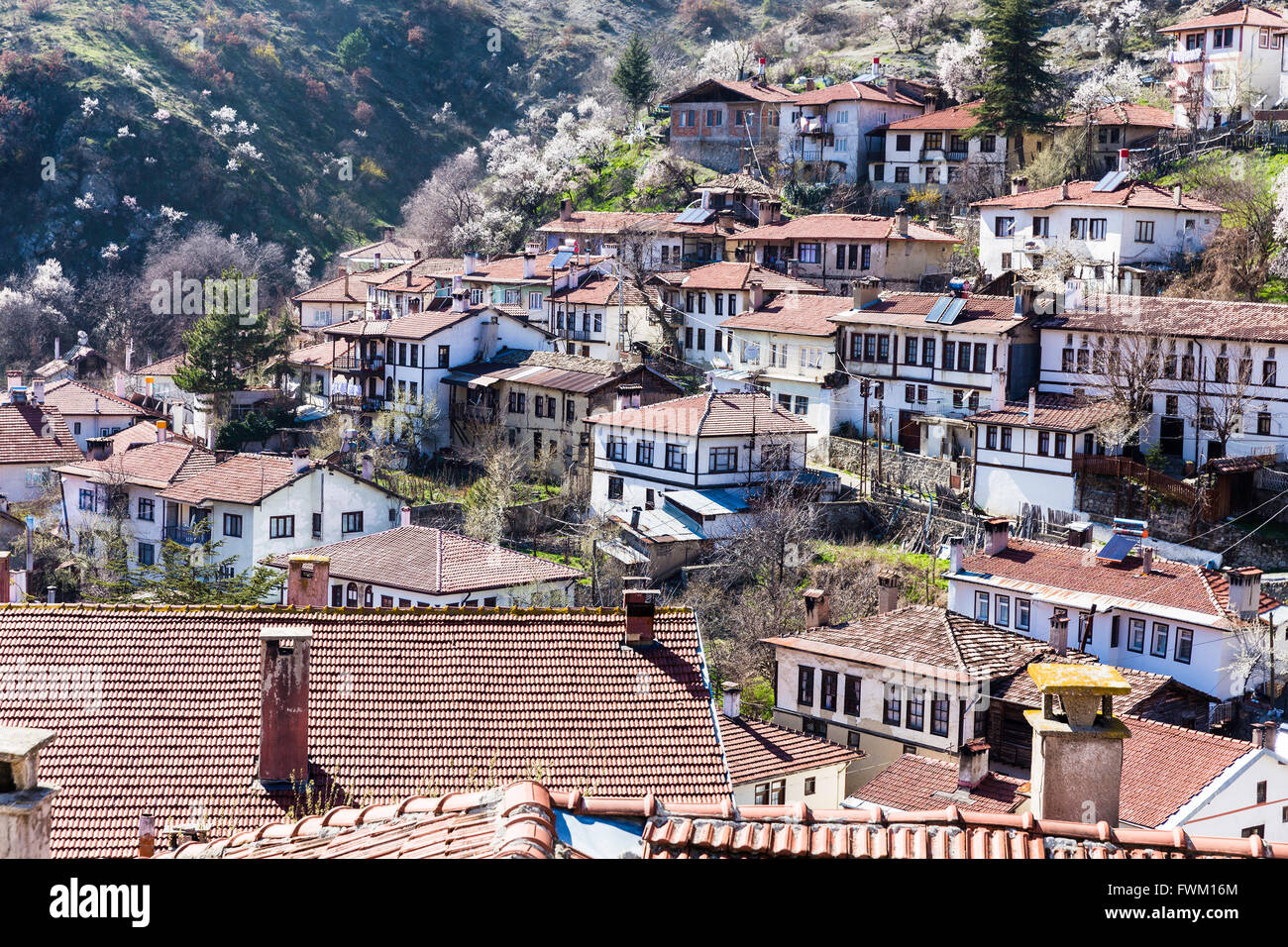 Old traditional houses in turkish hi-res stock photography and images ...