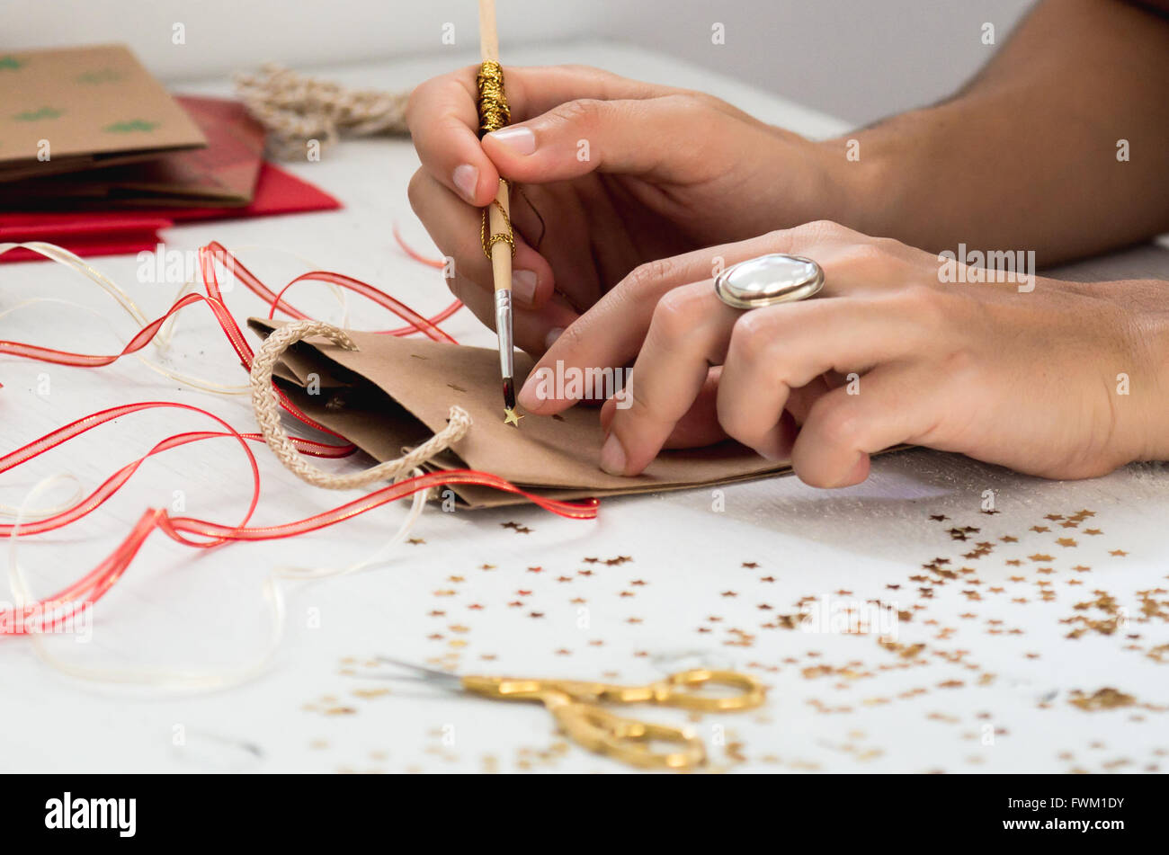 Decorating Star High Resolution Stock Photography and Images - Alamy