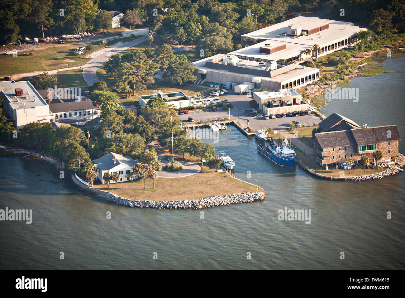 Fort johnson marine resources center hires stock photography and
