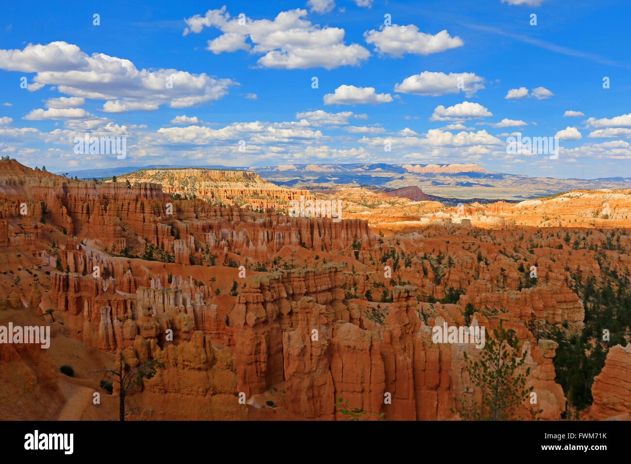 Brice Canyon scenery of the United States Stock Photo