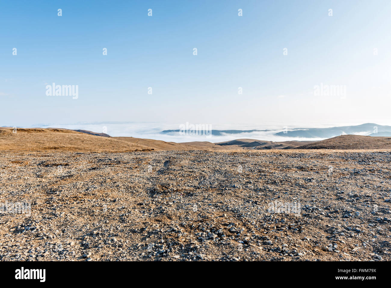 Loess Plateau in Yunnan Province,China Stock Photo