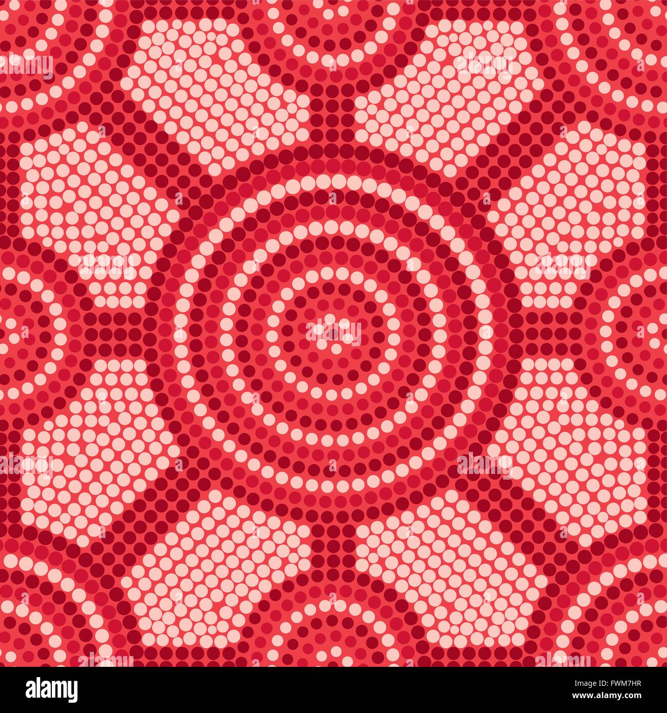 Abstract Aboriginal dot painting in vector format Stock Vector Image ...