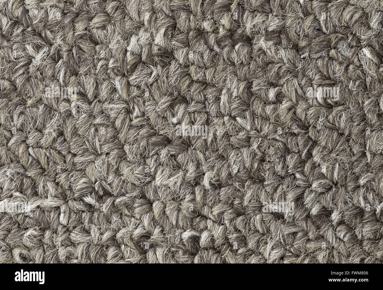 Carpet texture closeup, grey furry carpet texture background Stock