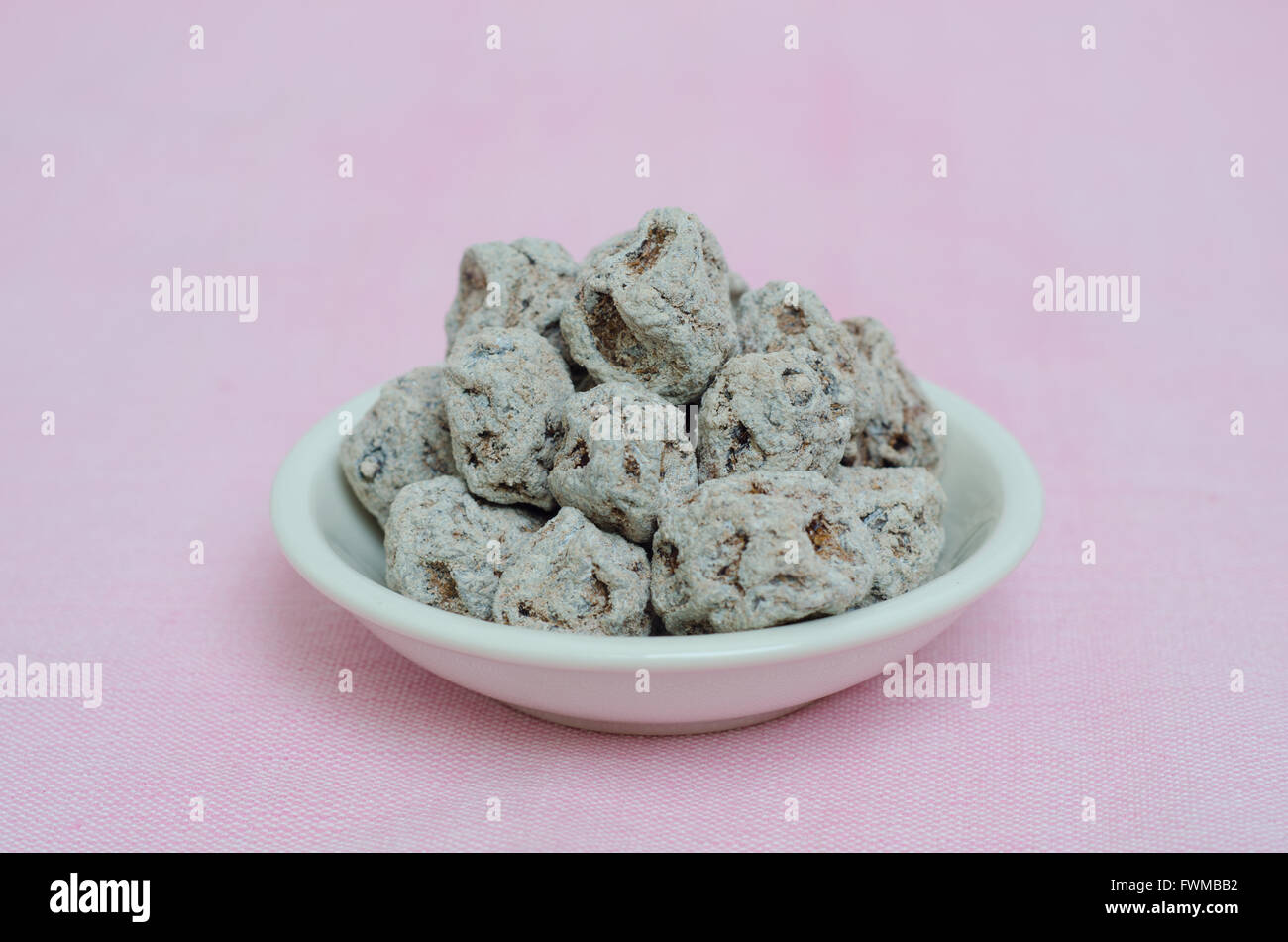 Dried salted Chinese plum Stock Photo