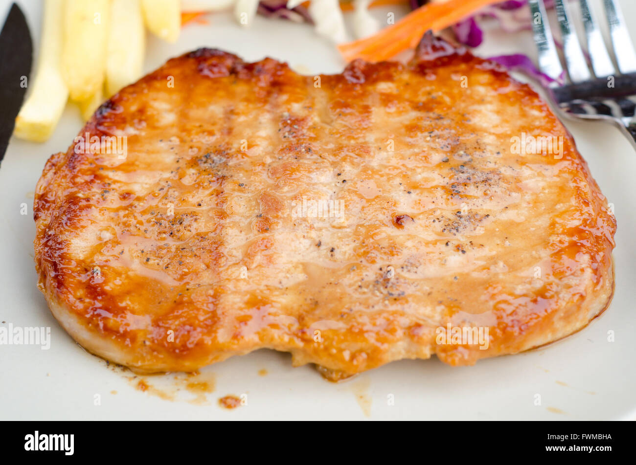 Beef steak and mash potato hi-res stock photography and images - Alamy