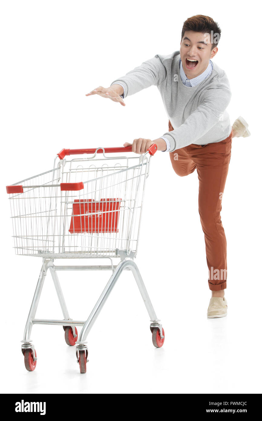 Portrait of young man in casual clothing Stock Photo - Alamy