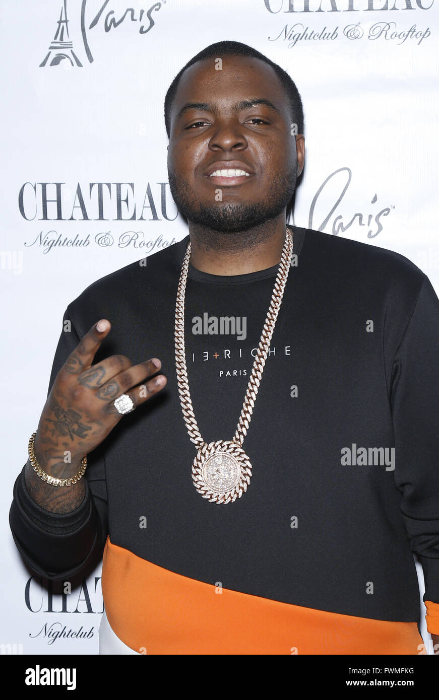 Sean Kingston at Chateau and Rooftop inside Paris Las Vegas